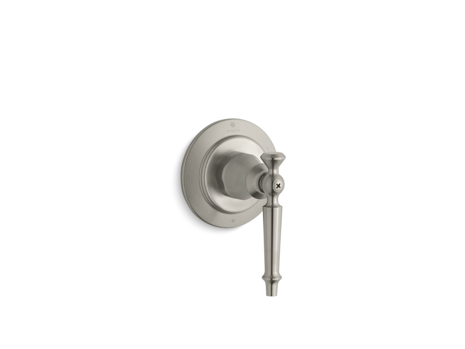 Antique Trim for transfer valve with lever handle for bath and shower, requires valve