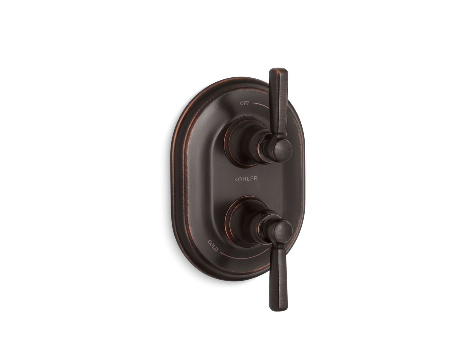 Bancroft® MasterShower® temperature and volume control valve trim
