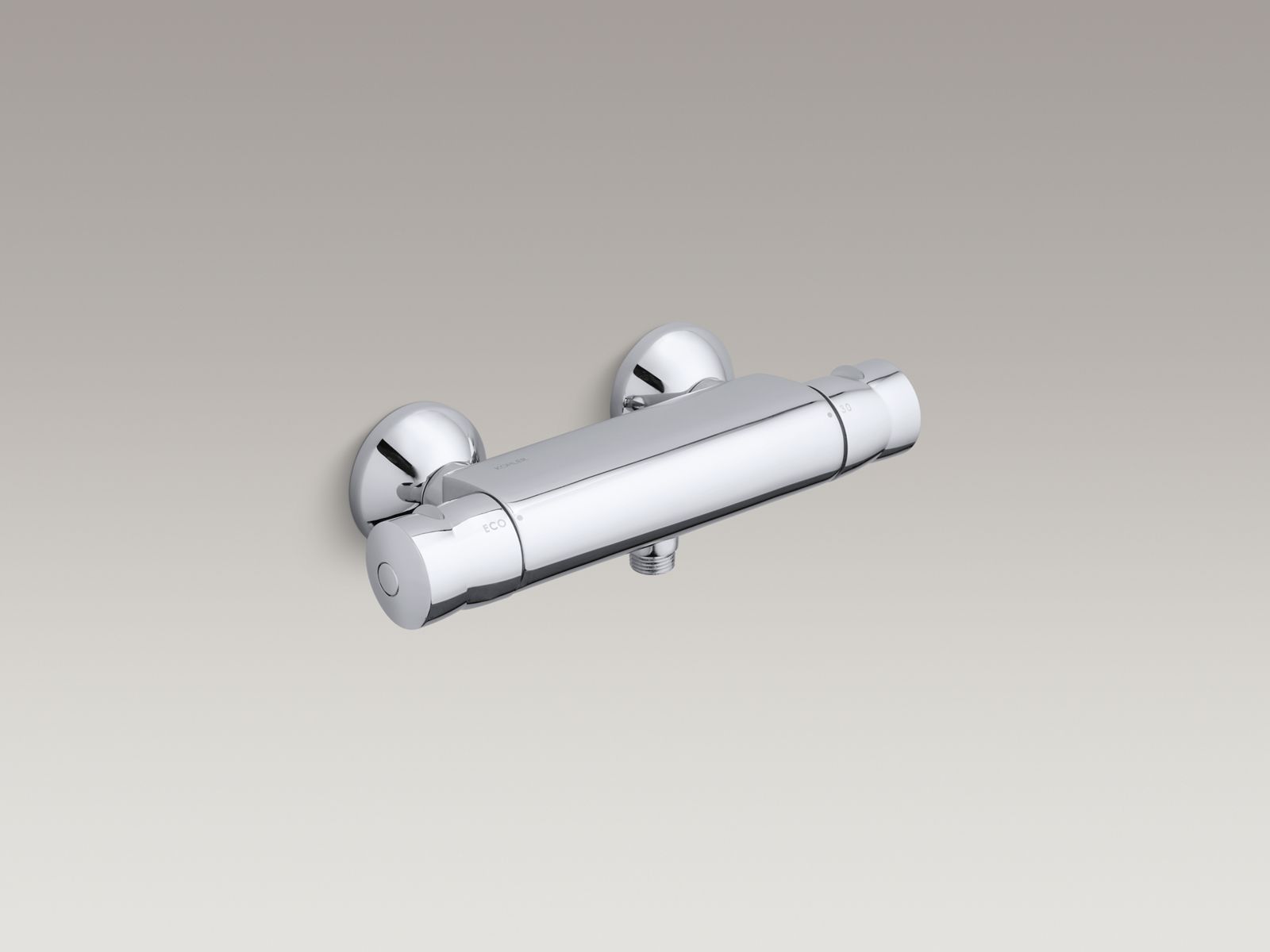 Thermostatic wall-mount shower valve
