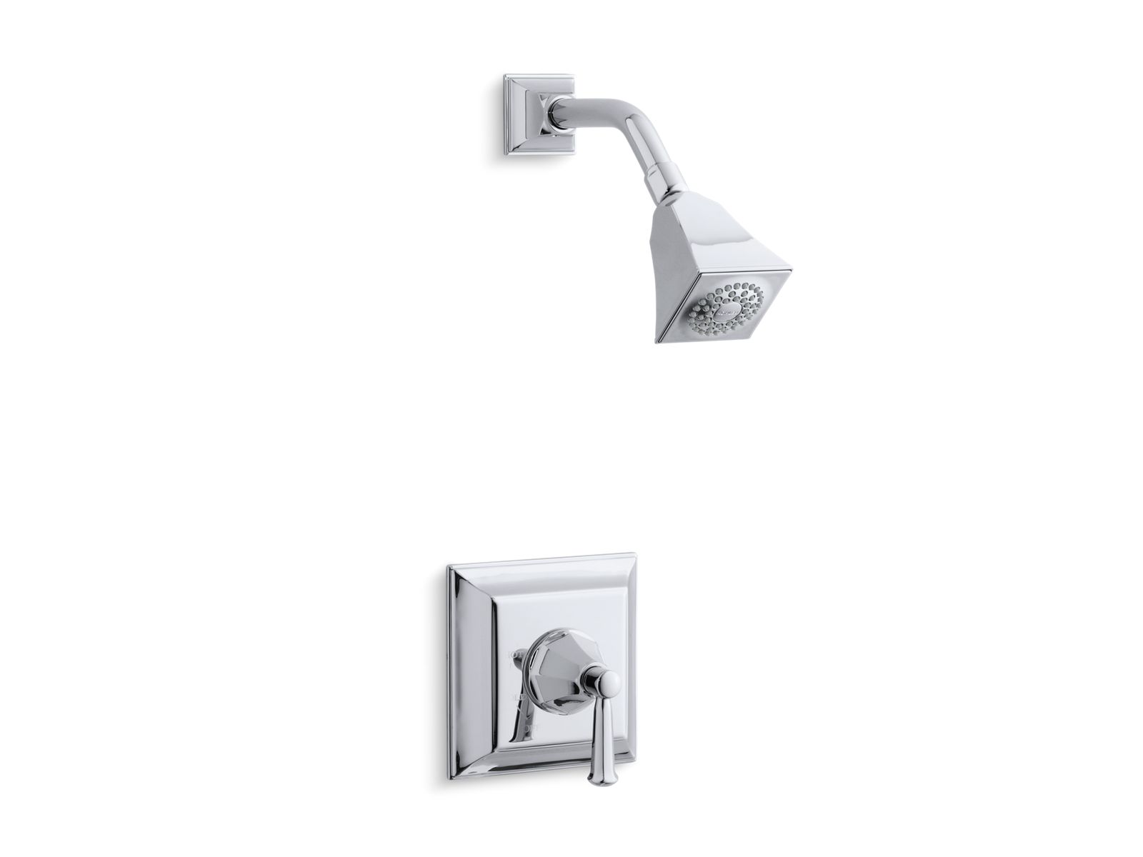 Memoirs(R) Stately Rite-Temp(R) pressure-balancing shower faucet trim with lever handle, valve not included