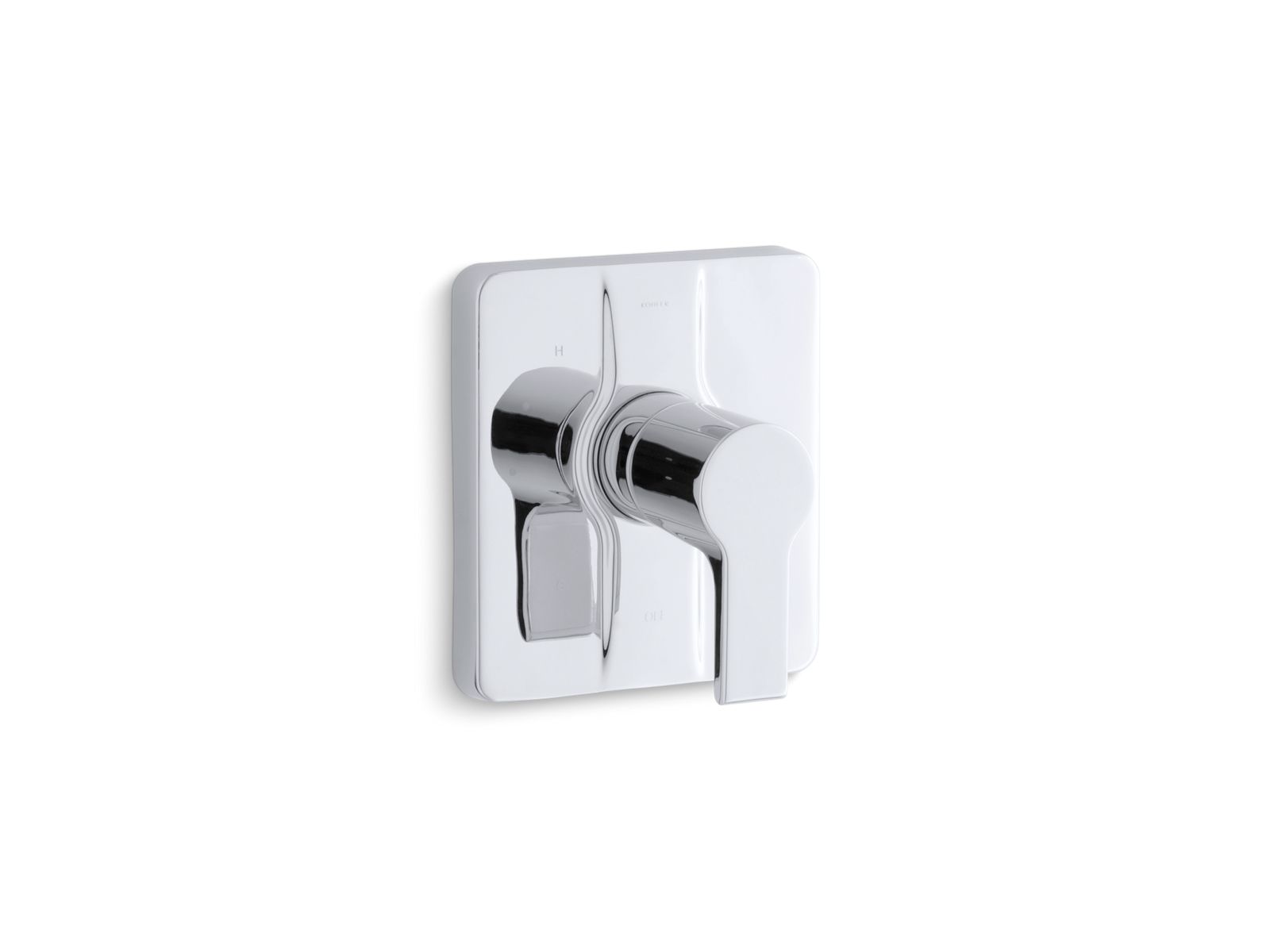 Singulier® Rite-Temp® valve trim with lever handle