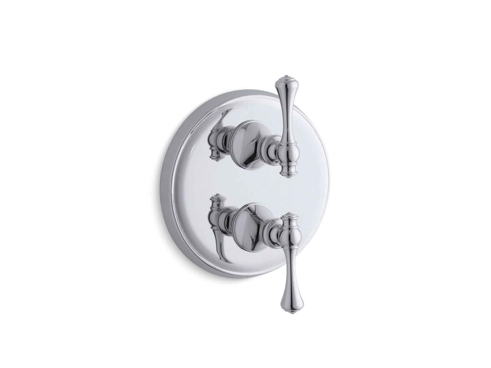 Revival® Valve trim with traditional lever handle for stacked valve, requires valve