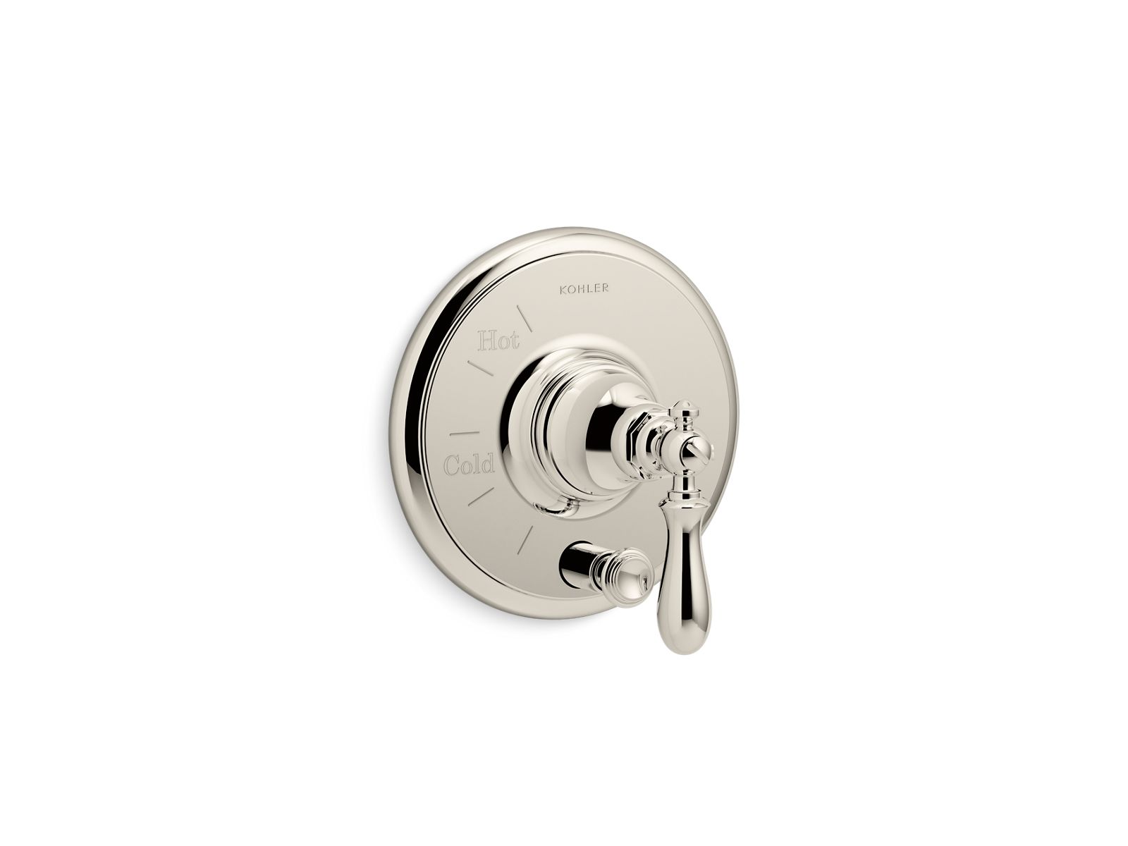 47941-artifacts-rite-temp-pressure-balancing-valve-trim-with-push-button-diverter-and-swing-lever-handle-6.jpg Artifacts® Rite-Temp® pressure-balancing valve trim with push-button diverter and swing lever handle