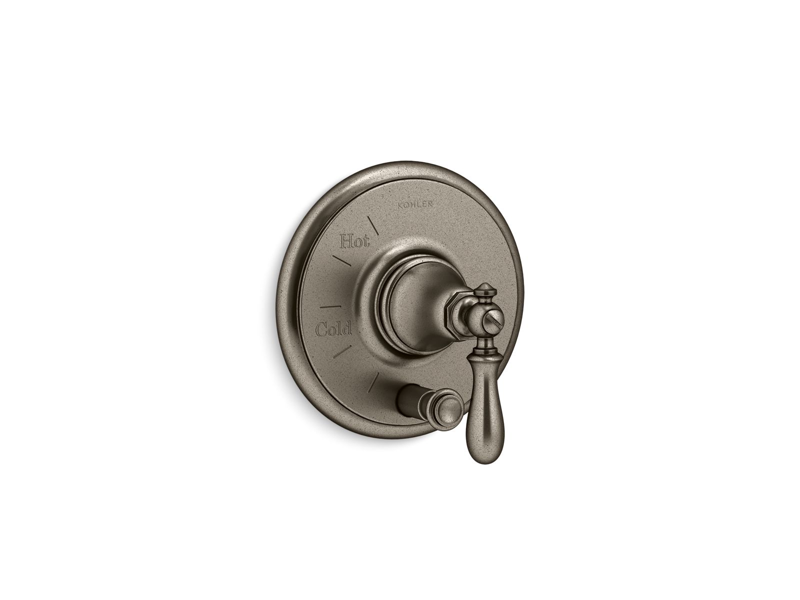 47941-artifacts-rite-temp-pressure-balancing-valve-trim-with-push-button-diverter-and-swing-lever-handle-7.jpg Artifacts® Rite-Temp® pressure-balancing valve trim with push-button diverter and swing lever handle