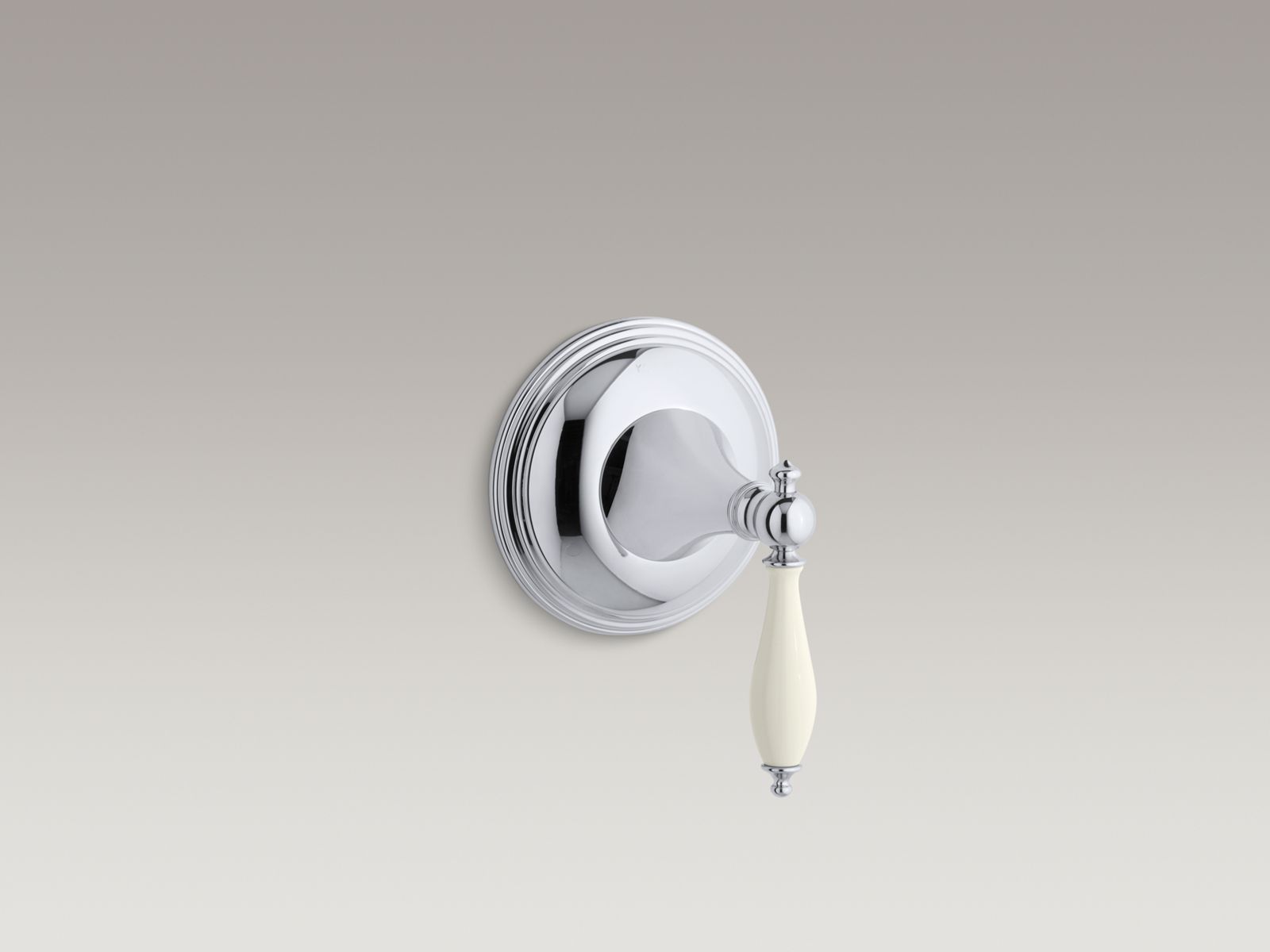 Final(R) traditional valve trim with Biscuit insert lever handle for transfer valve, requires valve