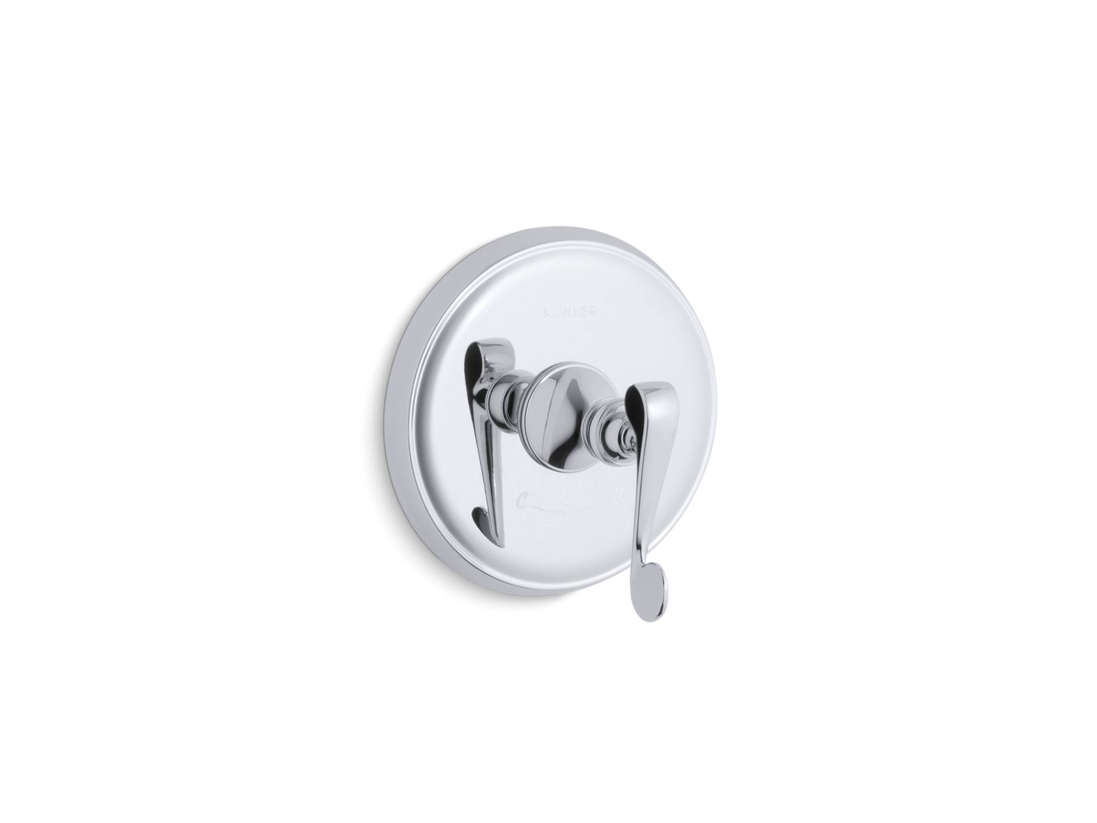 Revival® Valve trim with scroll lever handle for thermostatic valve, requires valve