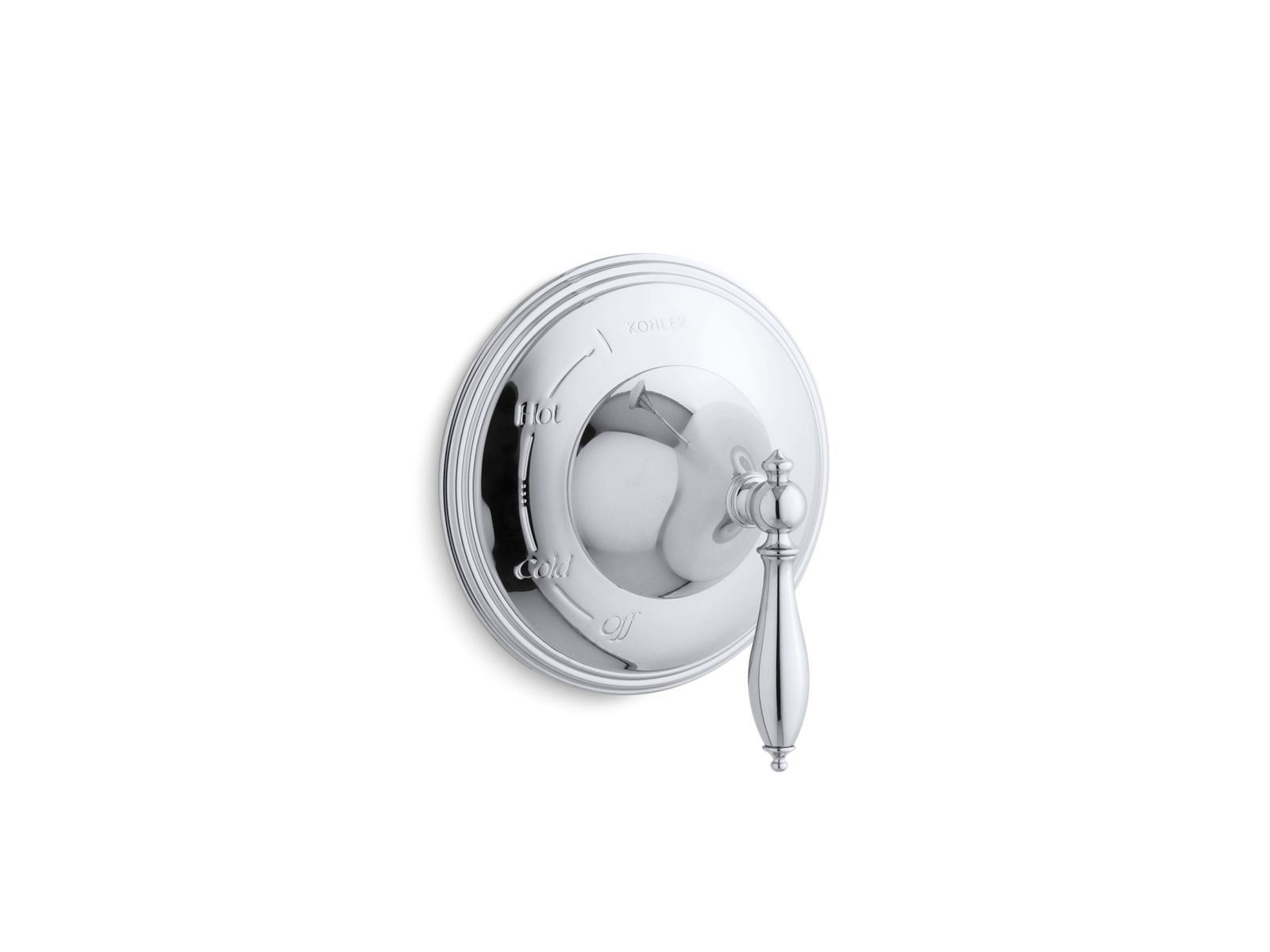 Finial® Rite-Temp® valve trim with lever handle