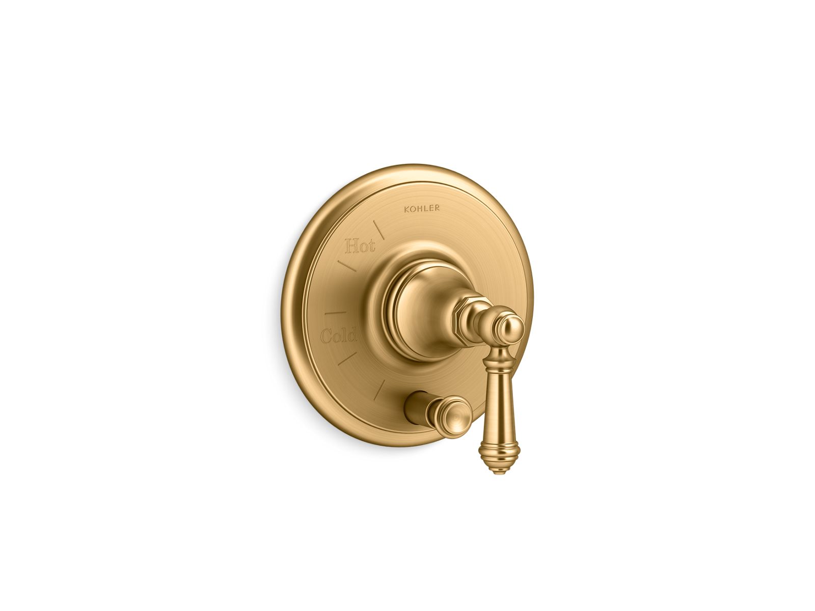 48242-artifacts-rite-temp-valve-trim-with-push-button-diverter-and-lever-handle-3.jpg Artifacts® Rite-Temp® valve trim with push-button diverter and lever handle