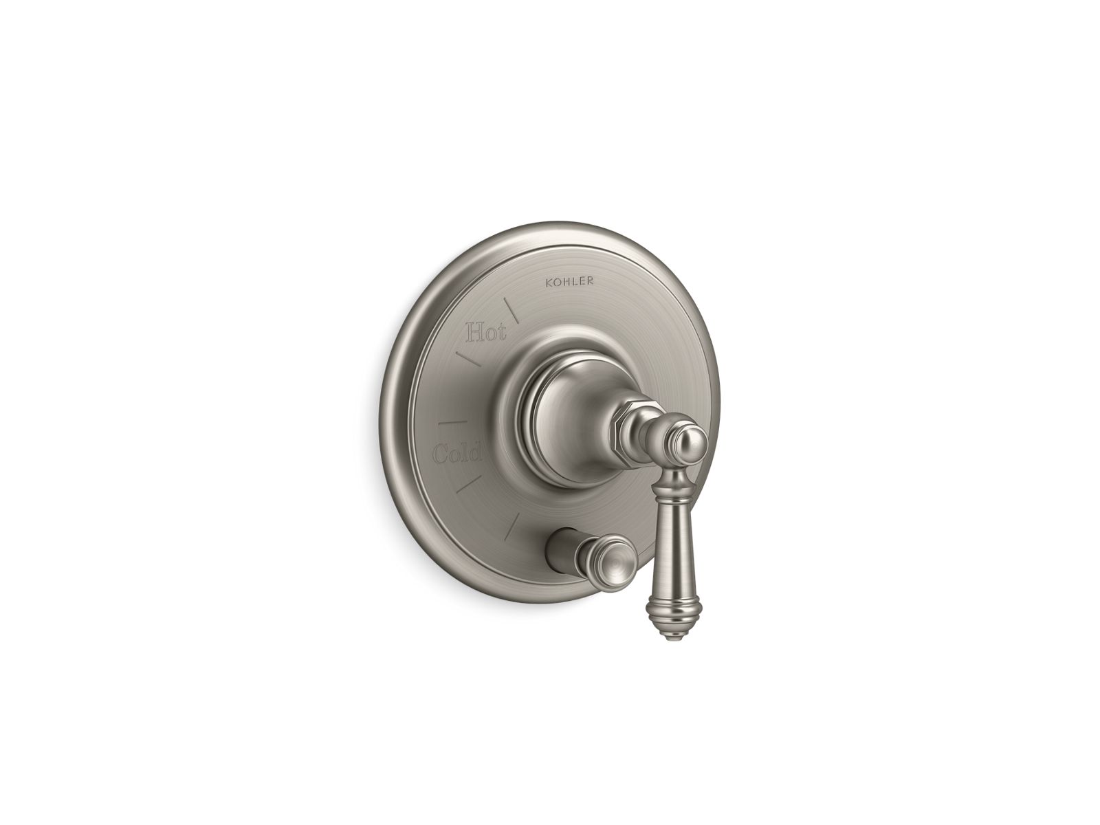 48242-artifacts-rite-temp-valve-trim-with-push-button-diverter-and-lever-handle-4.jpg Artifacts® Rite-Temp® valve trim with push-button diverter and lever handle