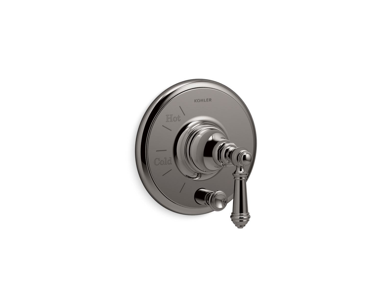 48242-artifacts-rite-temp-valve-trim-with-push-button-diverter-and-lever-handle-8.jpg Artifacts® Rite-Temp® valve trim with push-button diverter and lever handle