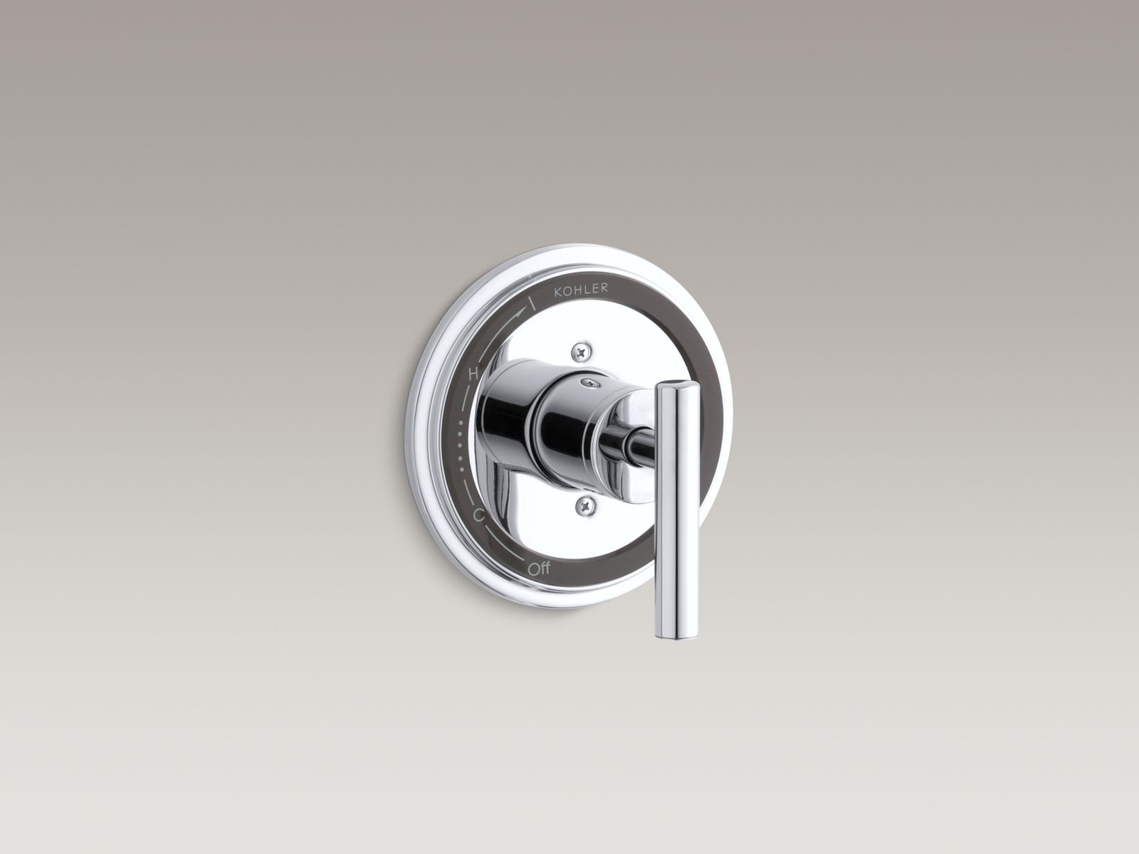 Taboret(R) valve trim with lever handle for Rite-Temp(R) pressure-balancing valve, requires valve