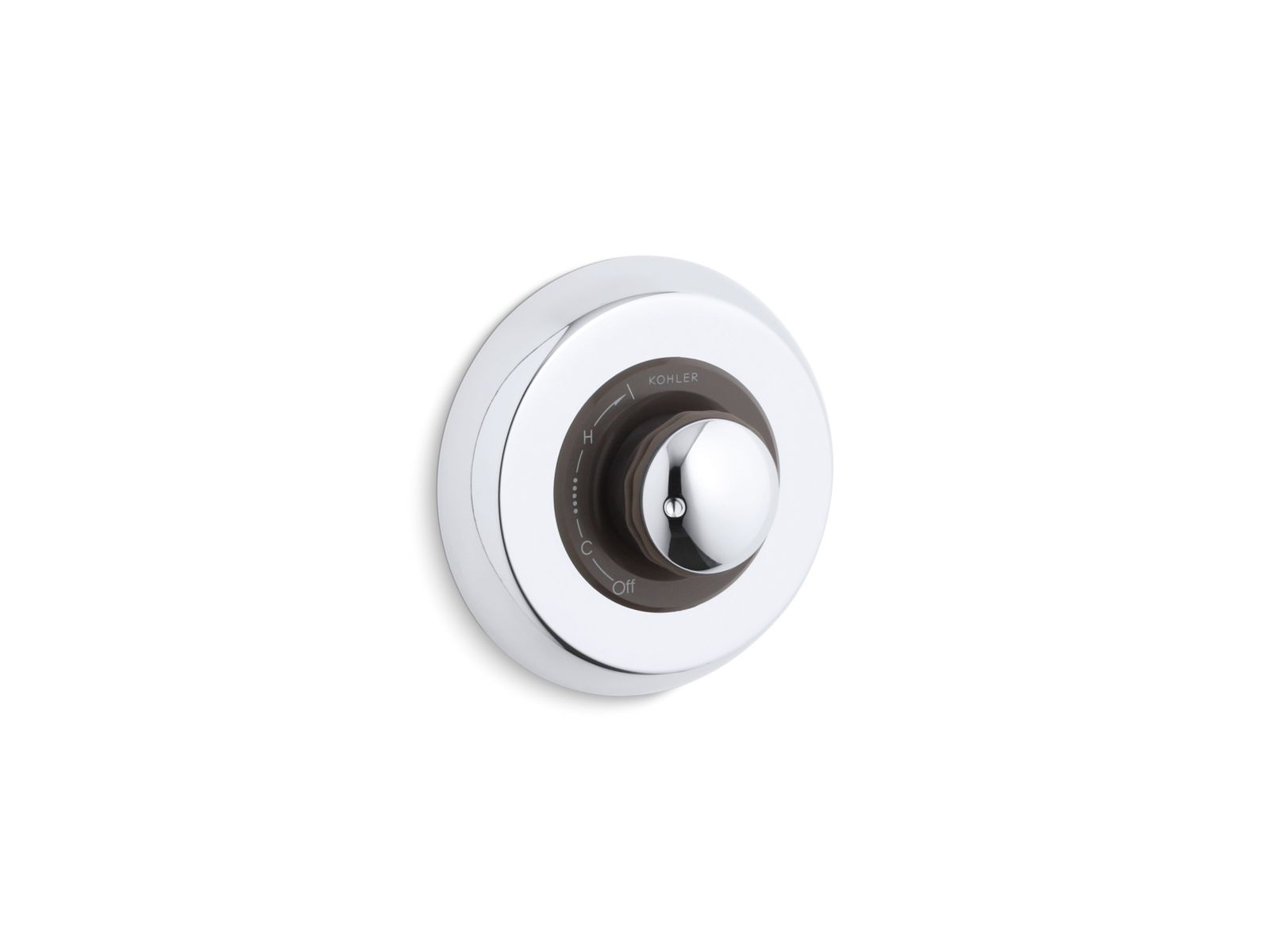 Mastershower(R) trim with cylinder handle for HiFlow Rite-Temp(R) and Rite-Temp(R) pressure-balancing valves, requires valve