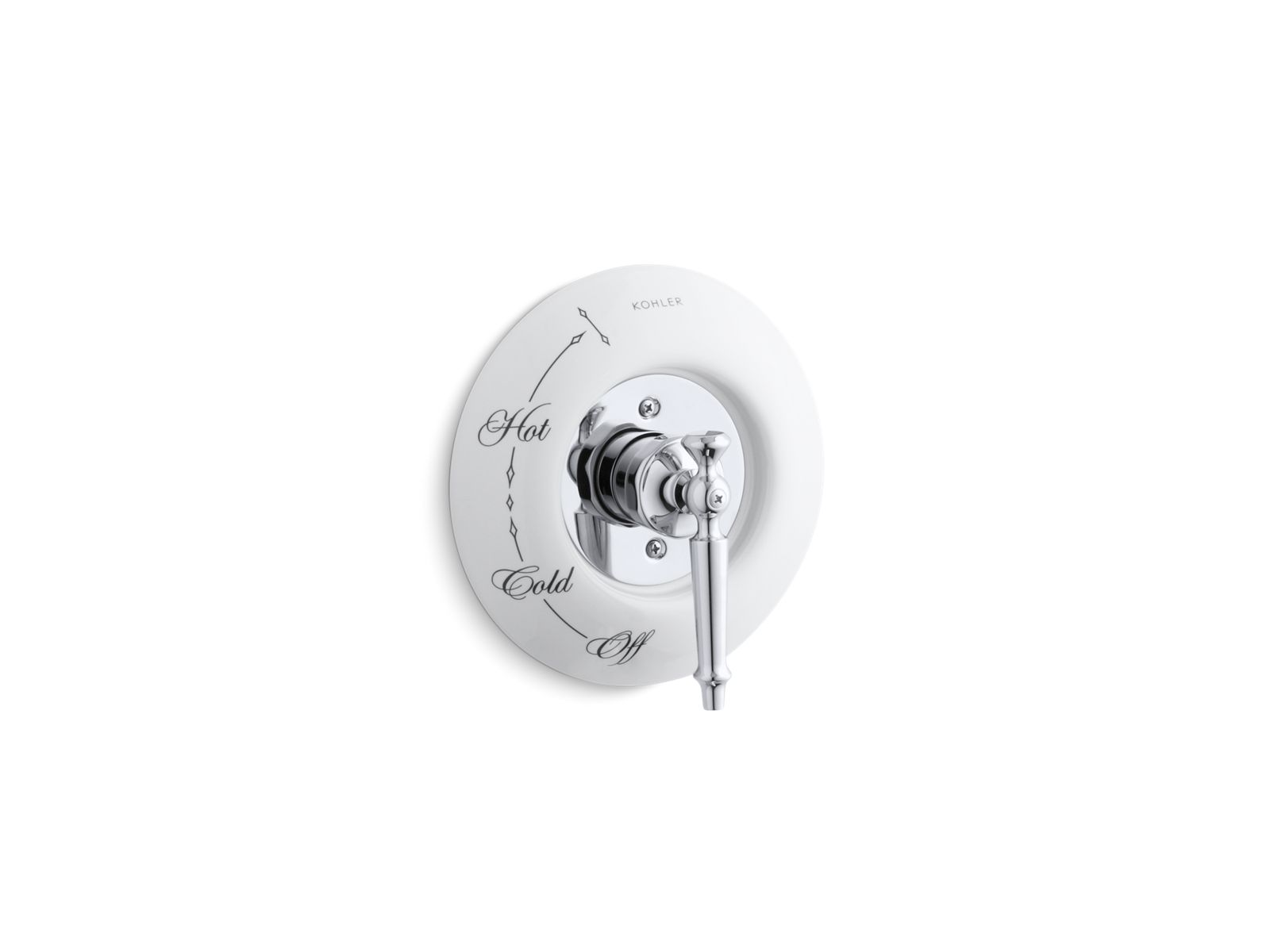 Antique Rite-Temp® valve trim with lever handle