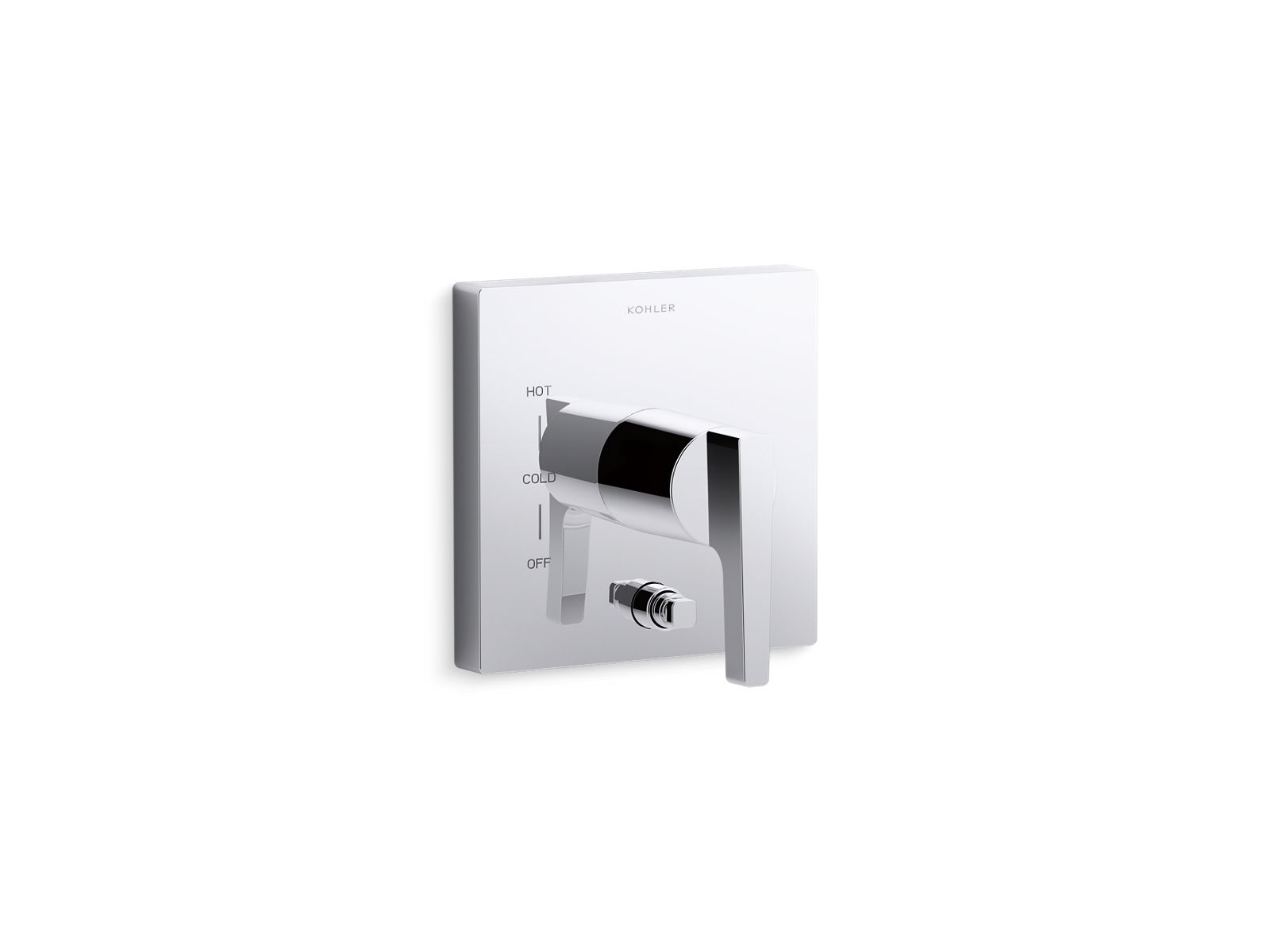 Honesty® Rite-Temp® valve trim with push-button diverter