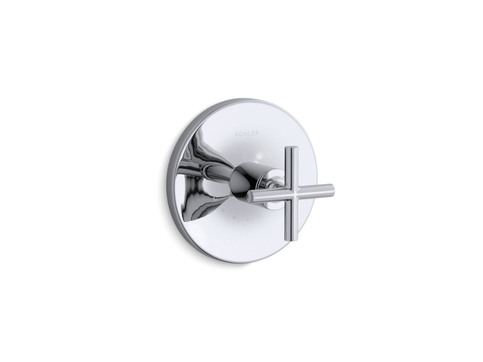 Purist® MasterShower® temperature control valve trim with cross handle