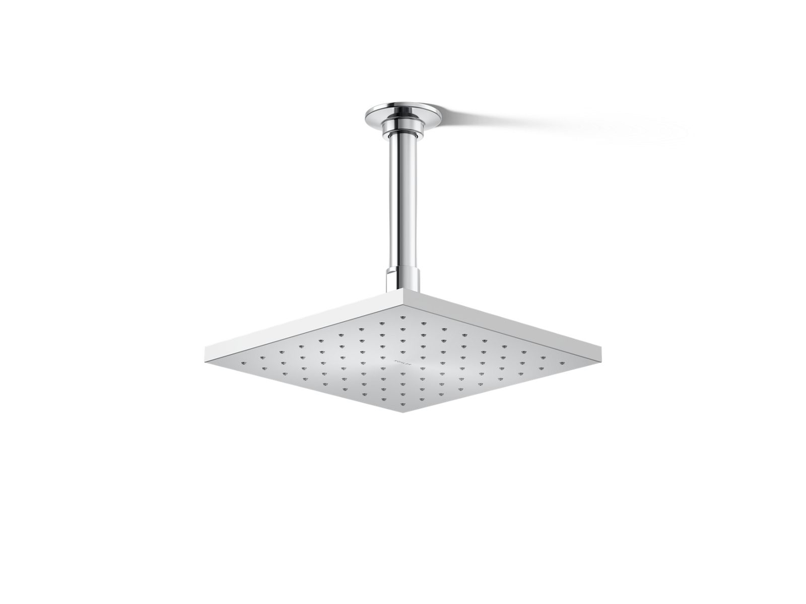 Contemporary Square 8" single-function rainhead, 1.75 gpm