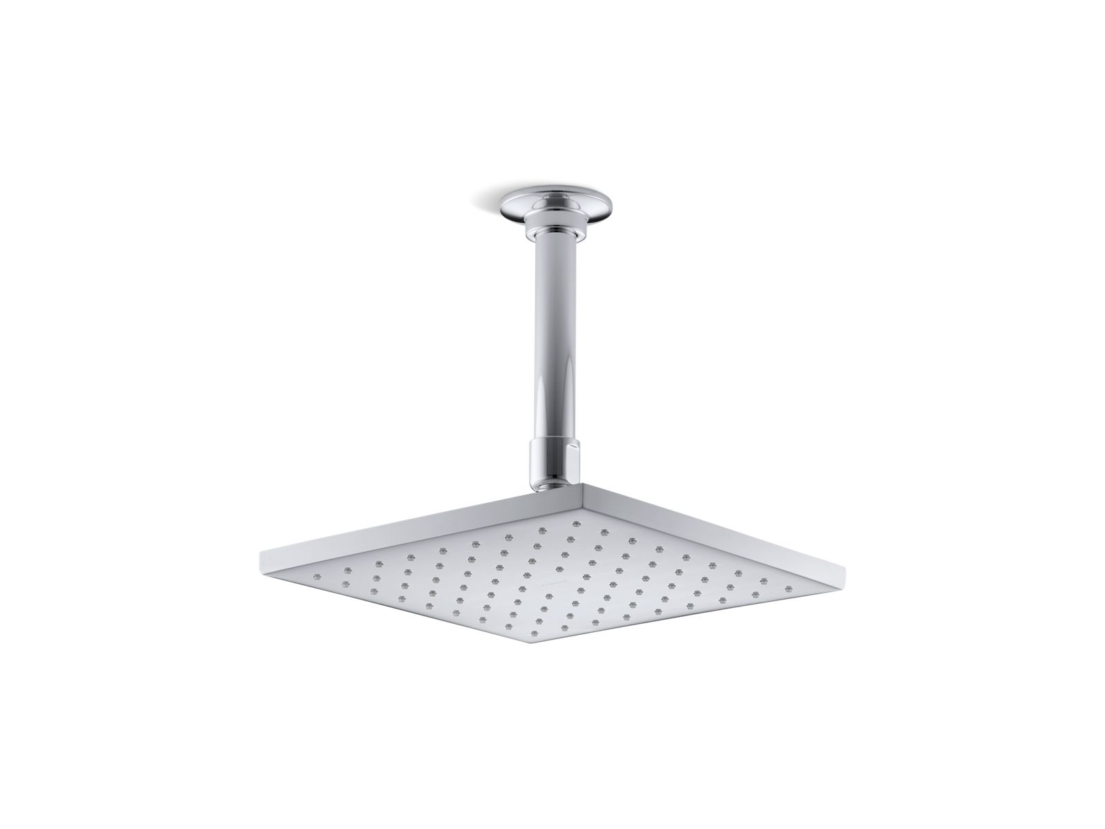 Contemporary Square 8" single-function rainhead, 2.0 gpm