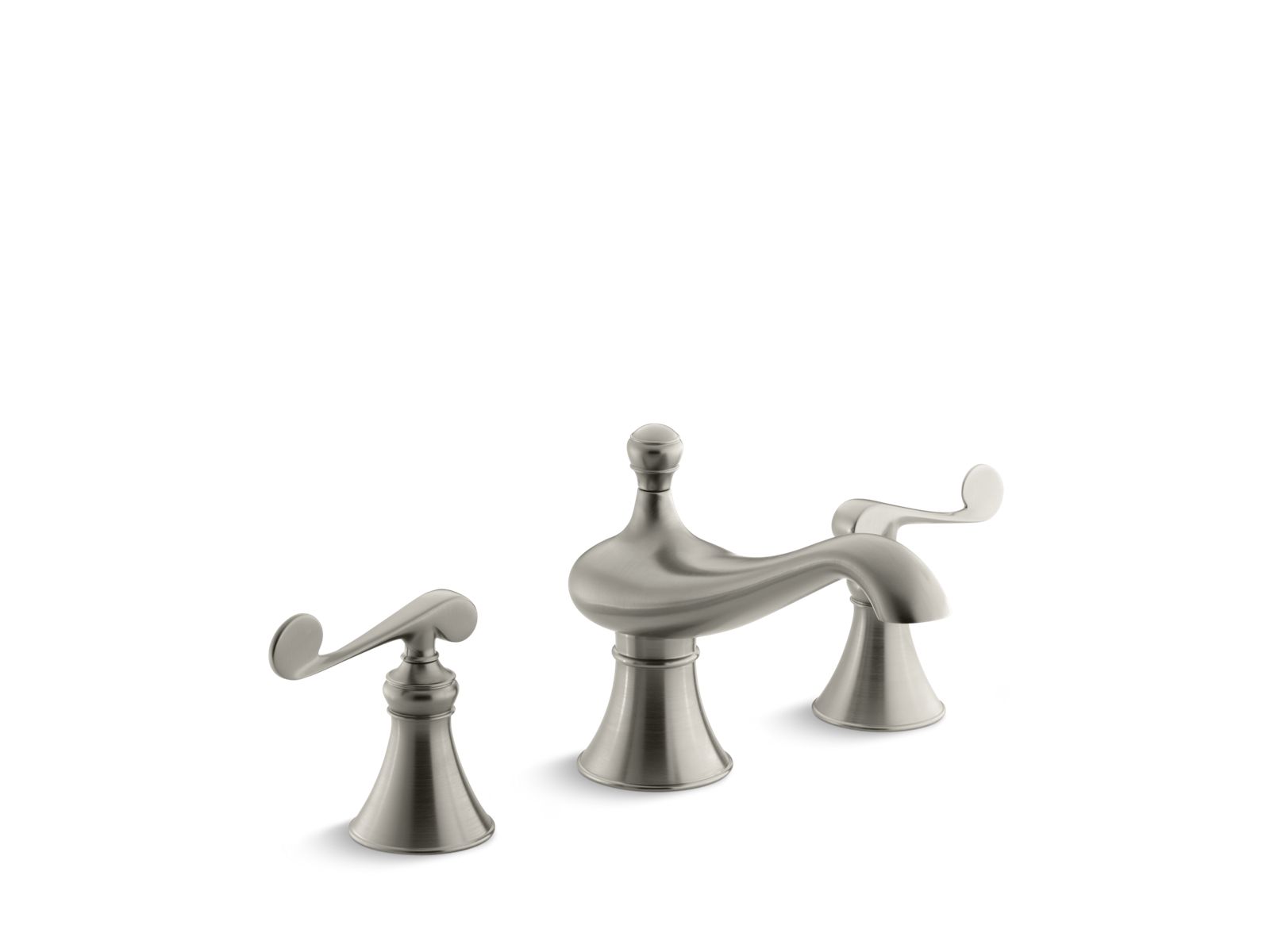 504-revival-bath-mount-bath-faucet-trim-for-high-flow-valve-with-6-5-8-spout-scroll-lever-handles-valve-not-included-2.jpg Revival® Bath-mount bath faucet trim for high-flow valve with 6-5/8" spout, scroll lever handles, valve not included