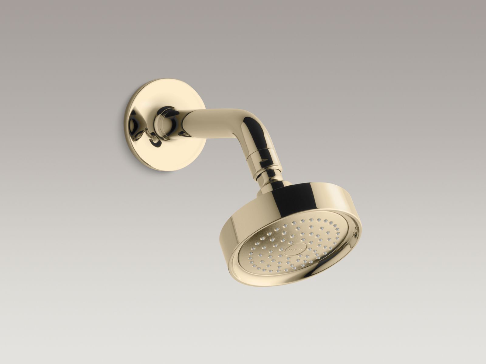 Purist(R) 2.5 gpm single-function wall-mount showerhead with arm and flange