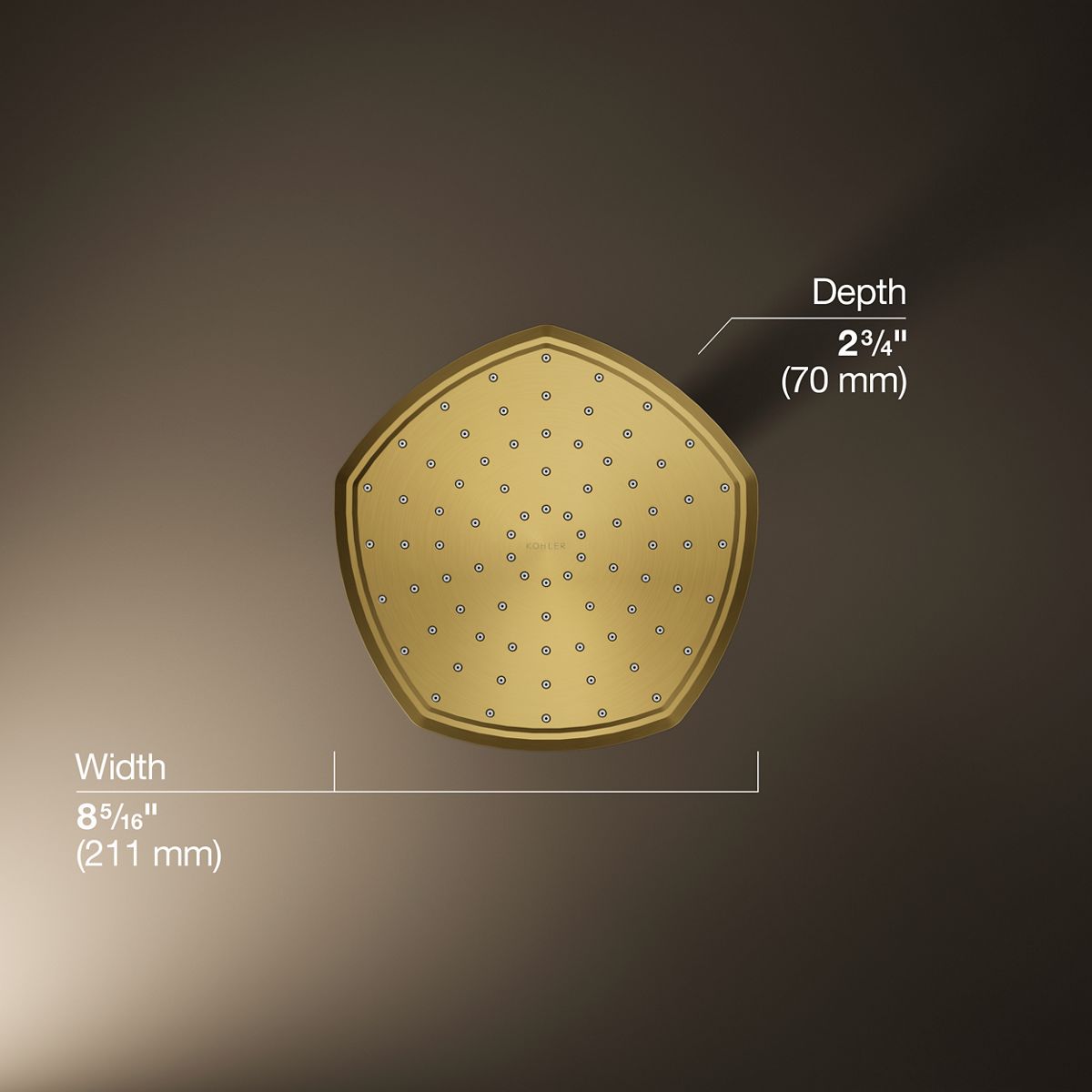 50871-occasion-8-single-function-rainhead-2-5-gpm-18.jpg Occasion® 8" single-function rainhead, 2.5 gpm