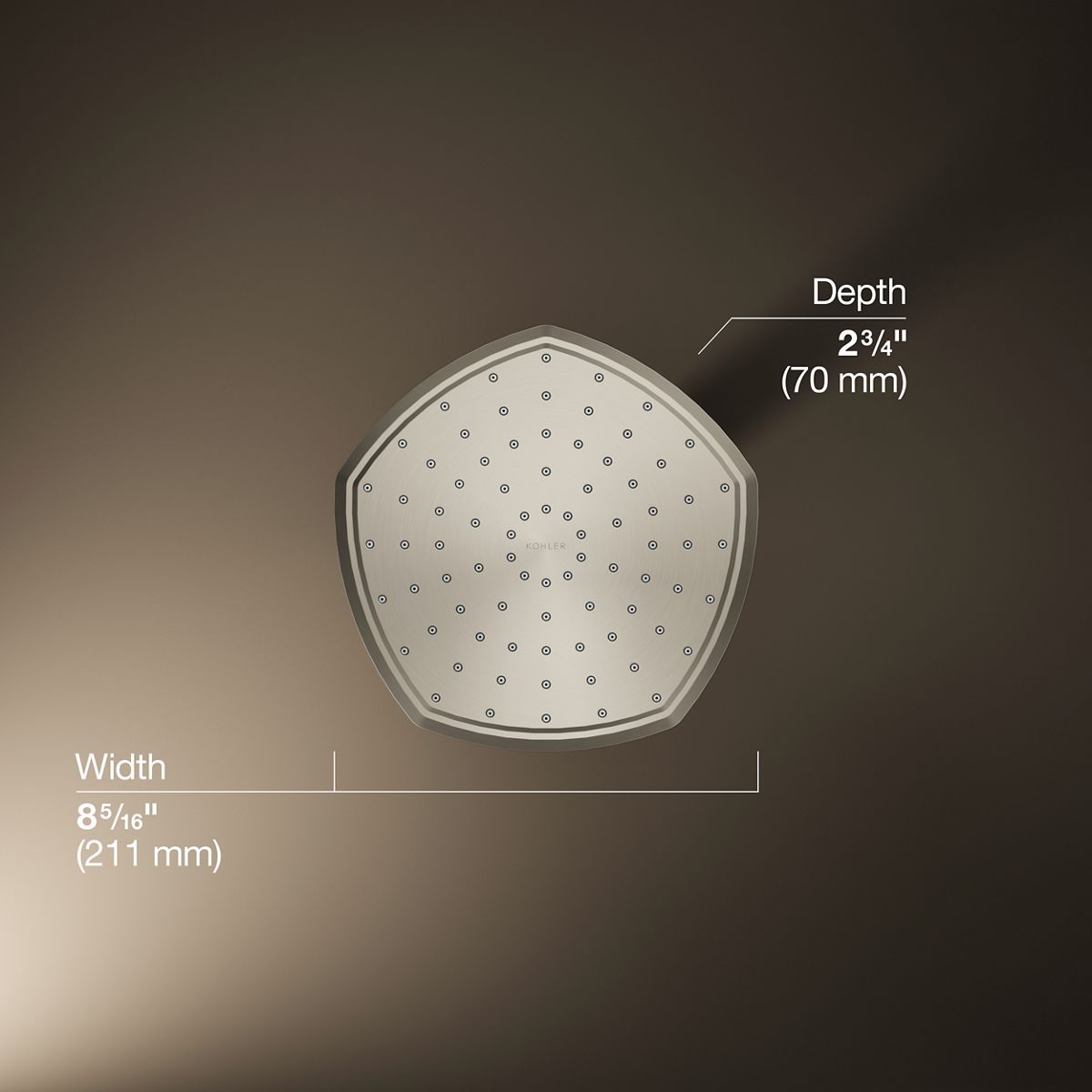 50871-occasion-8-single-function-rainhead-2-5-gpm-20.jpg Occasion® 8" single-function rainhead, 2.5 gpm