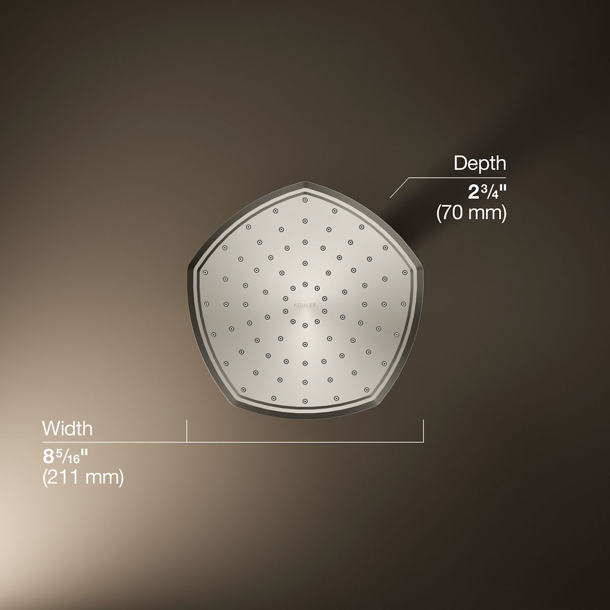 50871-occasion-8-single-function-rainhead-2-5-gpm-21.jpg Occasion® 8" single-function rainhead, 2.5 gpm