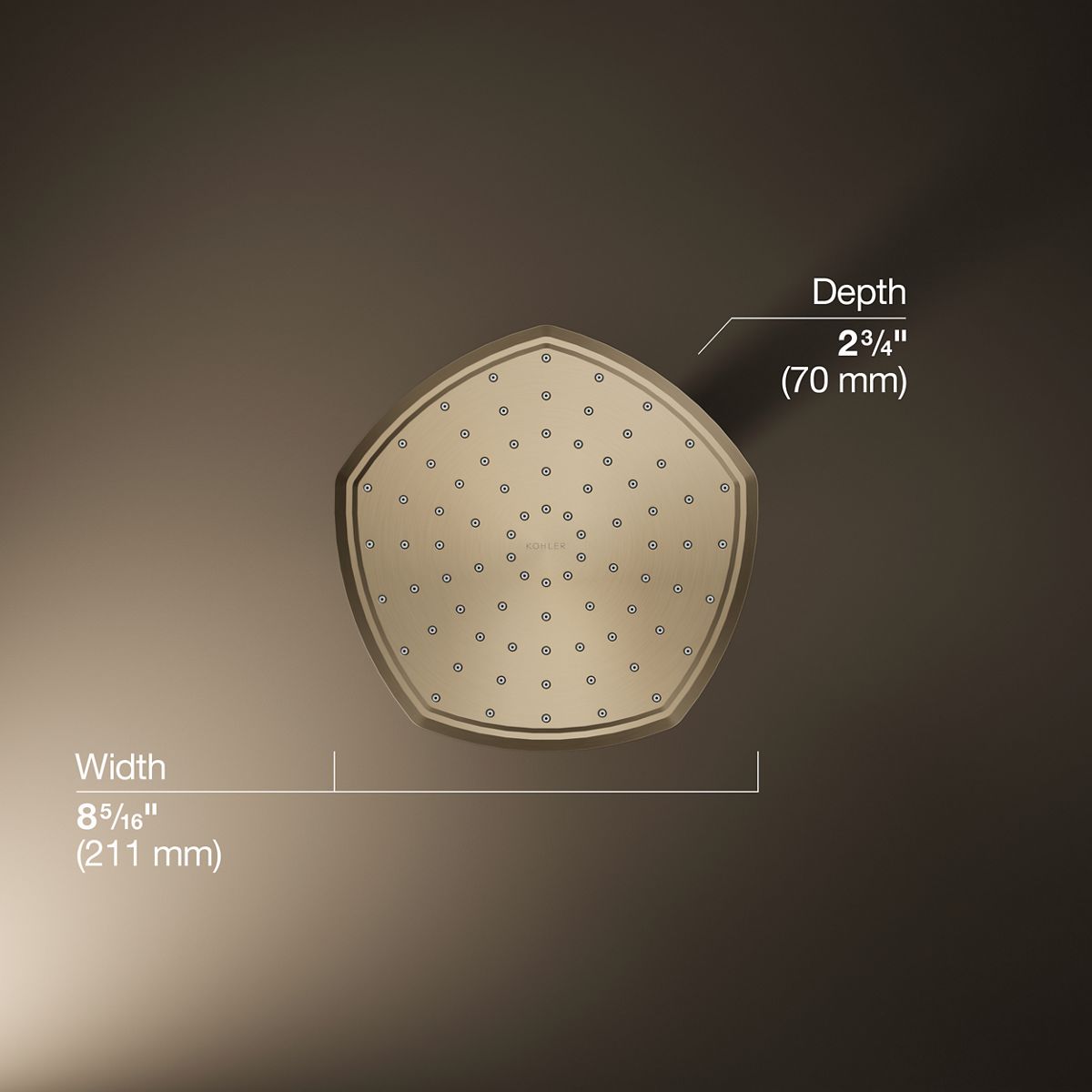 50871-occasion-8-single-function-rainhead-2-5-gpm-23.jpg Occasion® 8" single-function rainhead, 2.5 gpm
