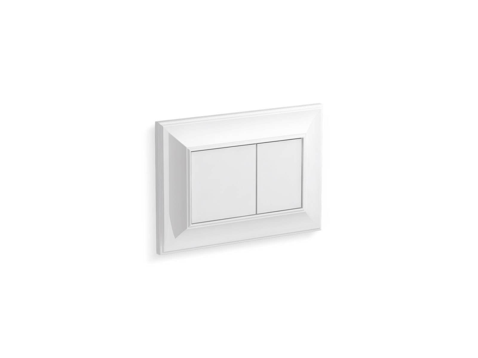 Memoirs® Flush actuator plate for 2" x 4" in-wall tank and carrier system
