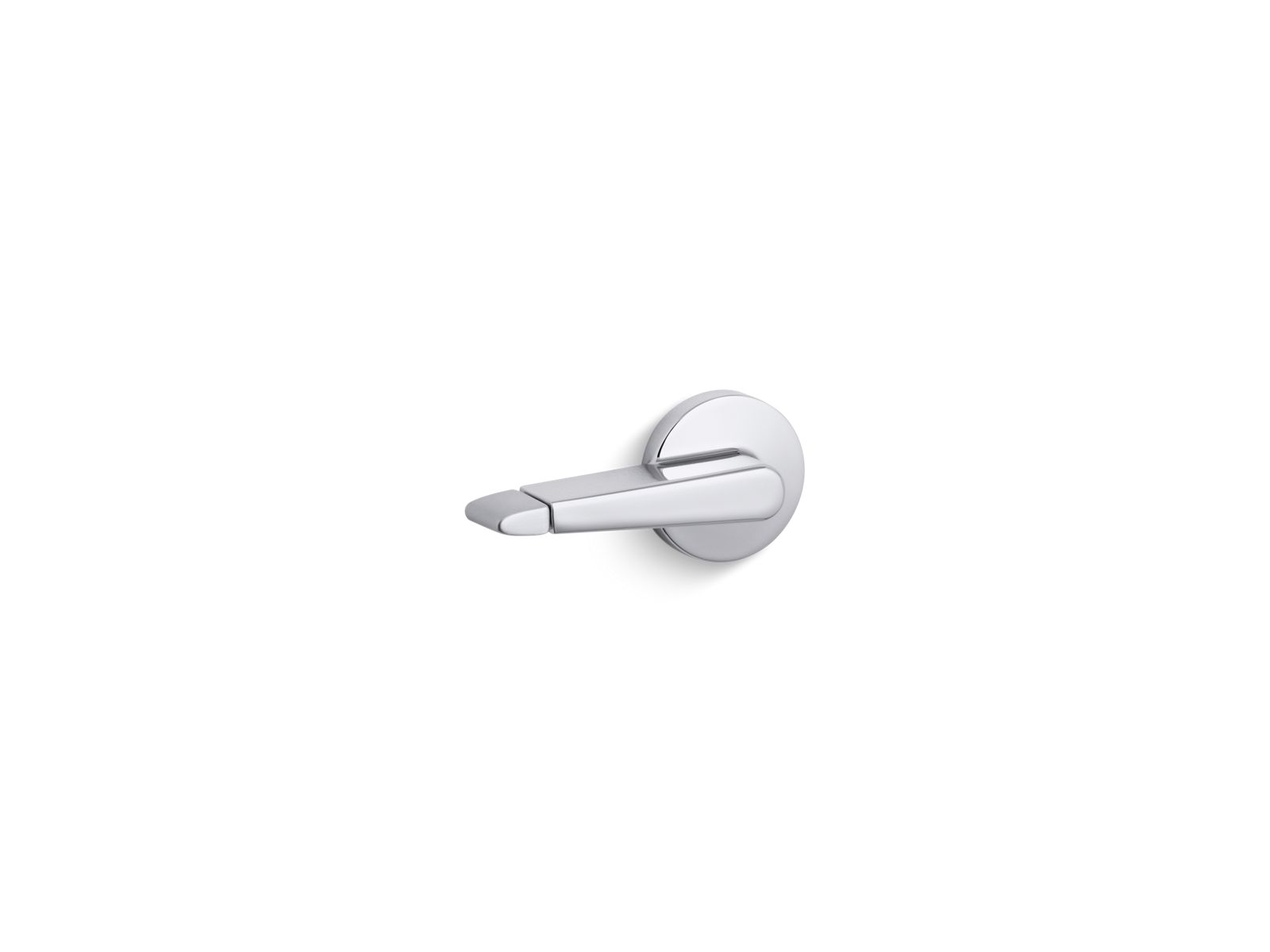 Dual-flush trip lever, right hand