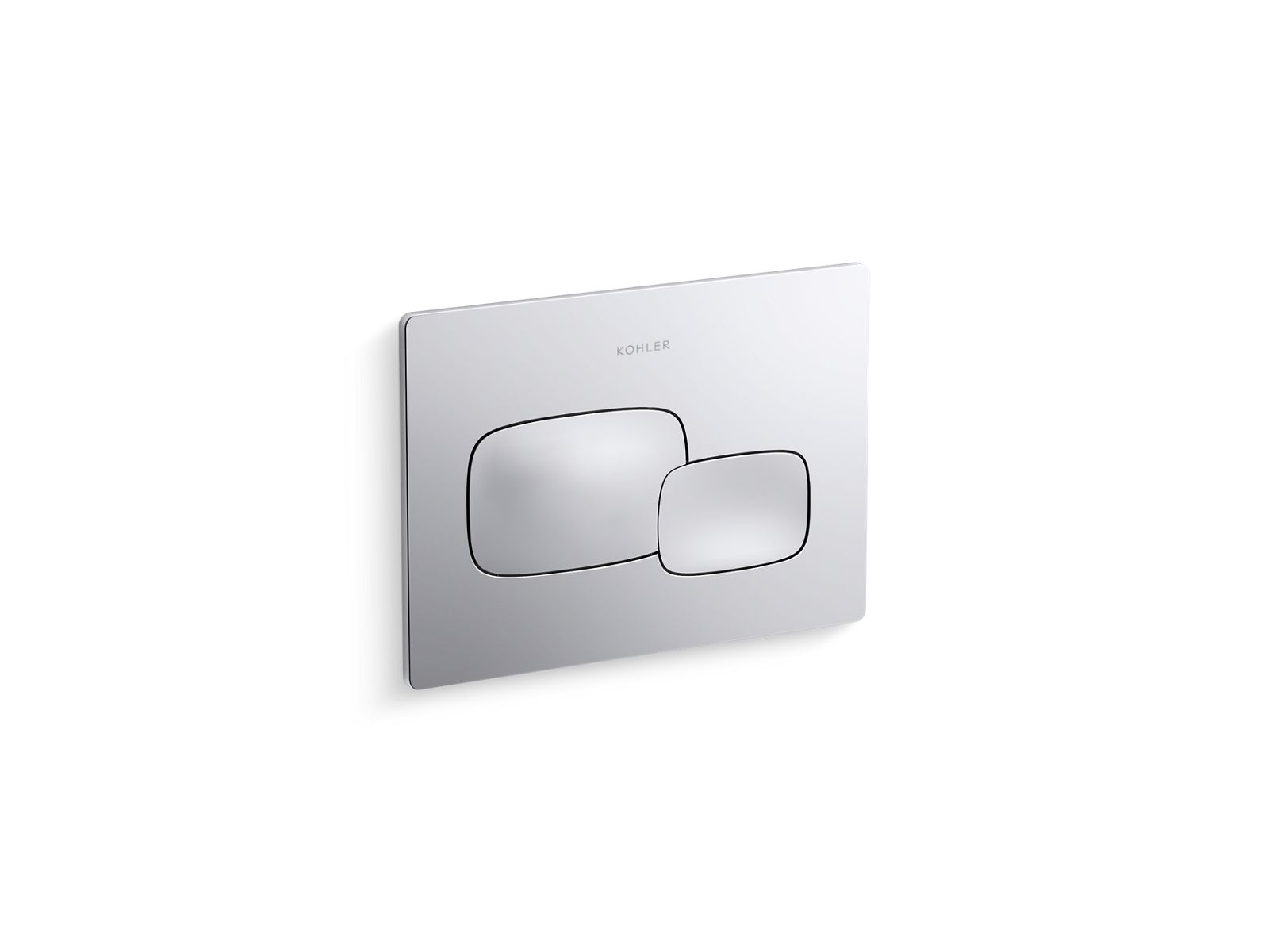Cue® Flush actuator plate for 2"x 4" in-wall tank and carrier system
