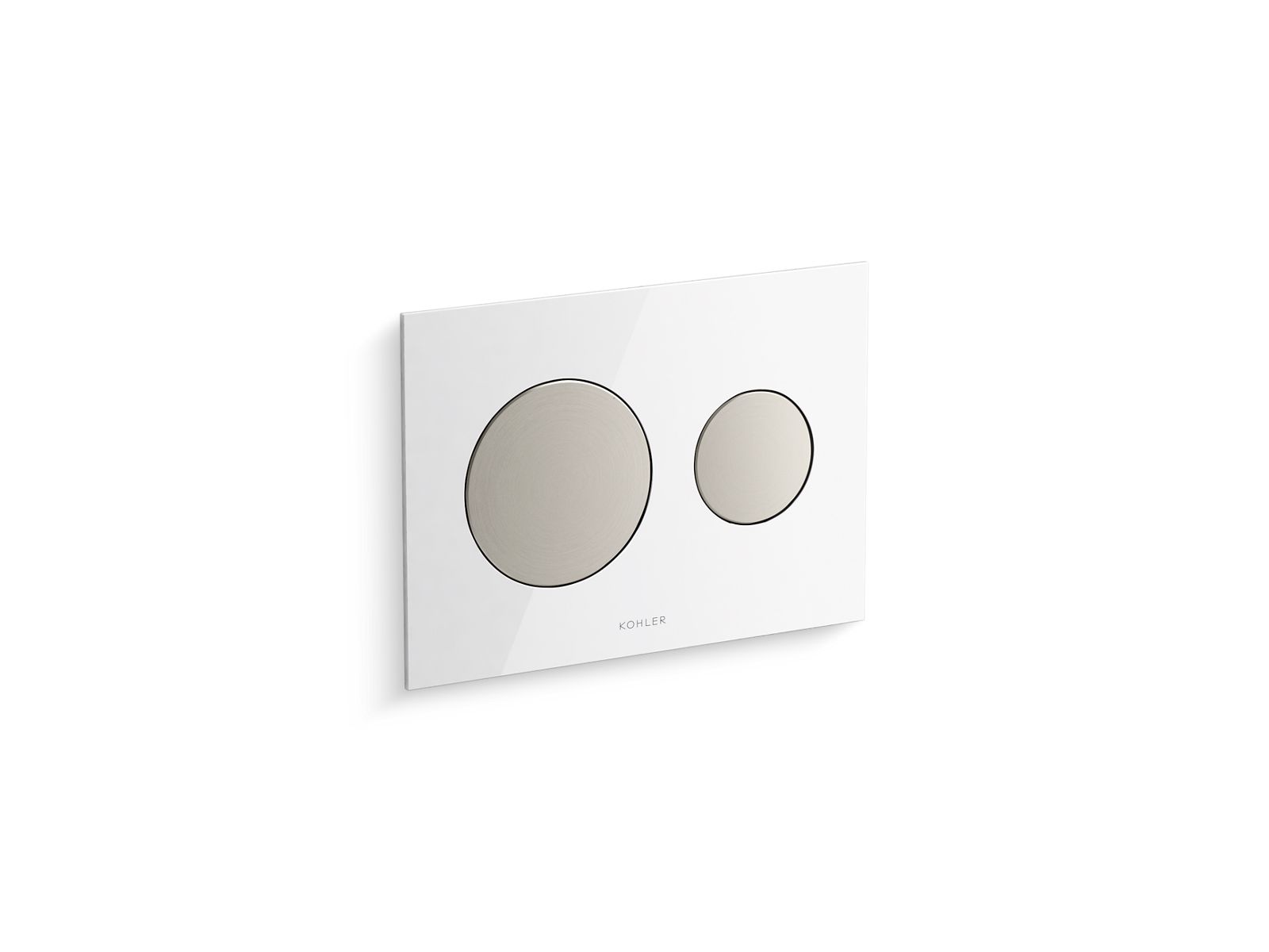 Skim® Dual-flush actuator plate for 2" x 4" in-wall tank and carrier system