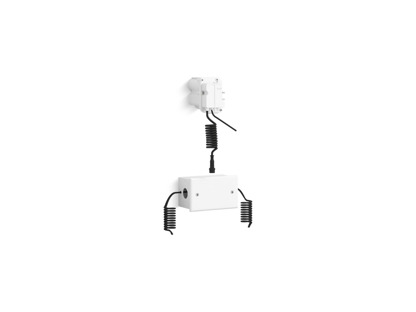Power accessory kit for touchless flush actuator plates