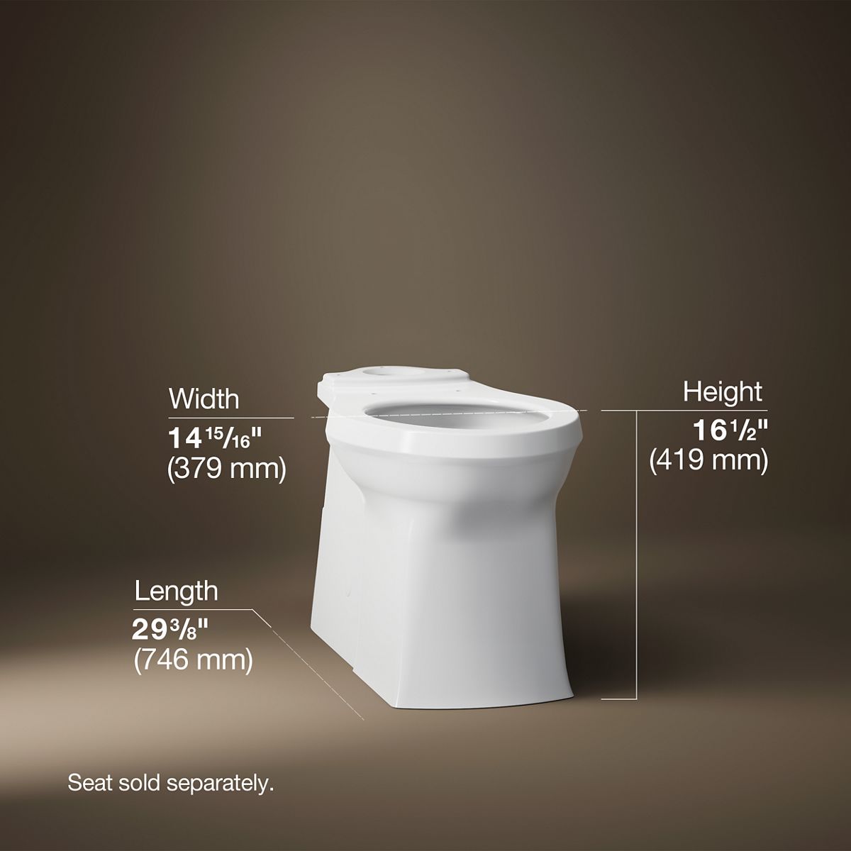 51931-corbelle-elongated-toilet-bowl-with-skirted-trapway-23.jpg Corbelle® Elongated toilet bowl with skirted trapway