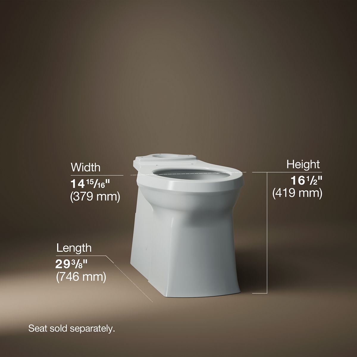 51931-corbelle-elongated-toilet-bowl-with-skirted-trapway-25.jpg Corbelle® Elongated toilet bowl with skirted trapway