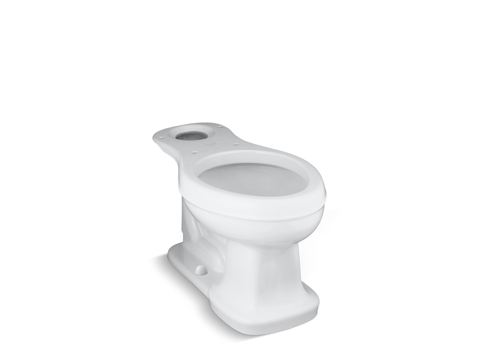 Bancroft® Elongated toilet bowl with concealed trapway