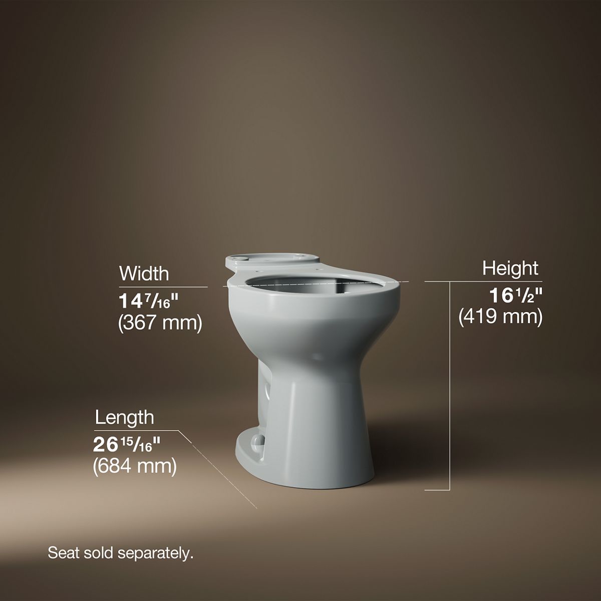 52178-cimarron-round-front-toilet-bowl-22.jpg Cimarron® Round-front toilet bowl