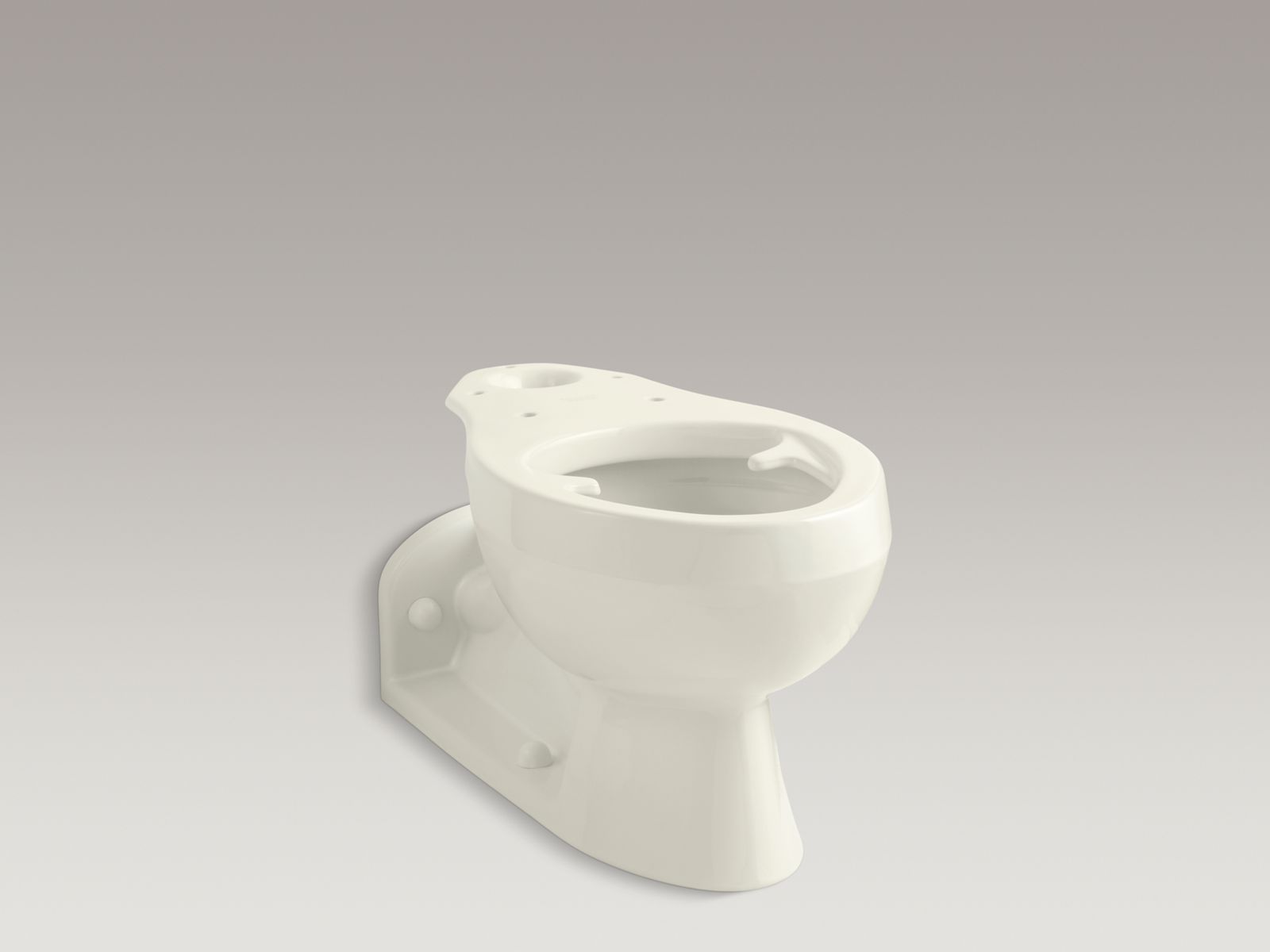 Barrington(TM) toilet bowl with Pressure Lite(R) flushing technology and bedpan lugs, less seat