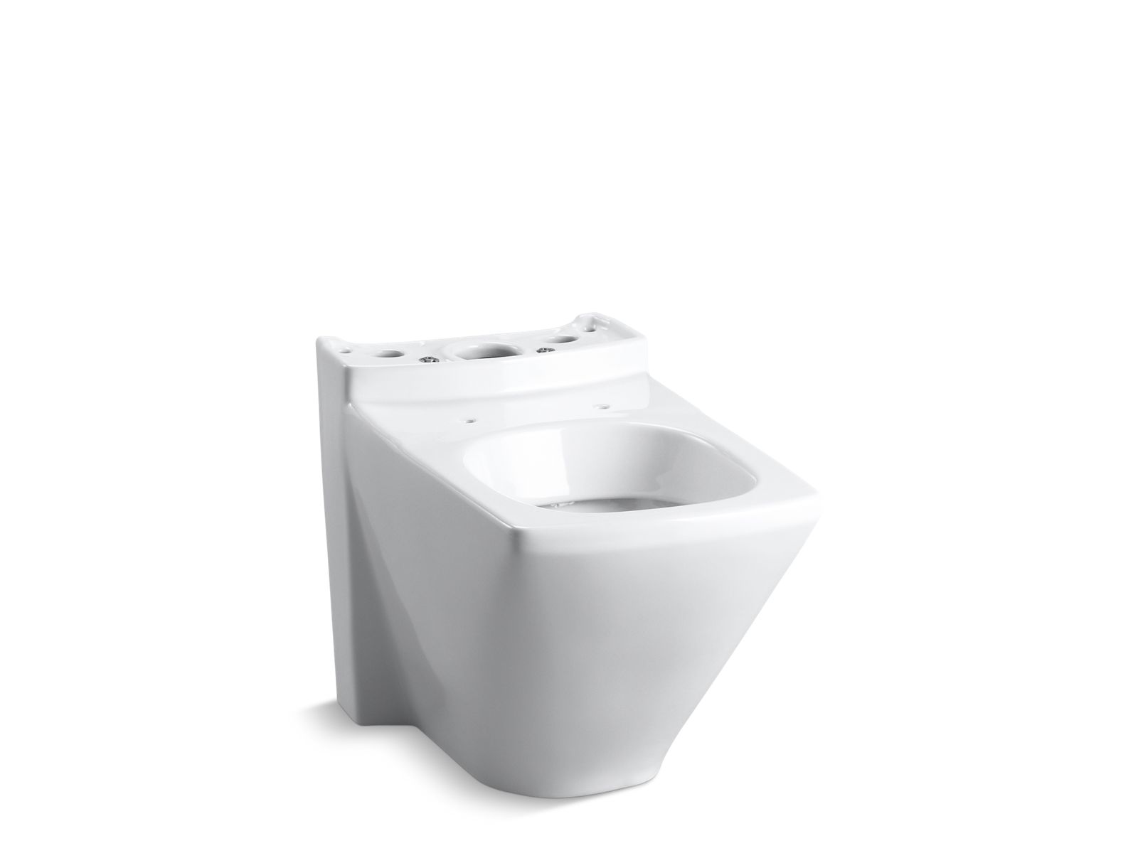 Escale® Elongated toilet bowl with skirted trapway