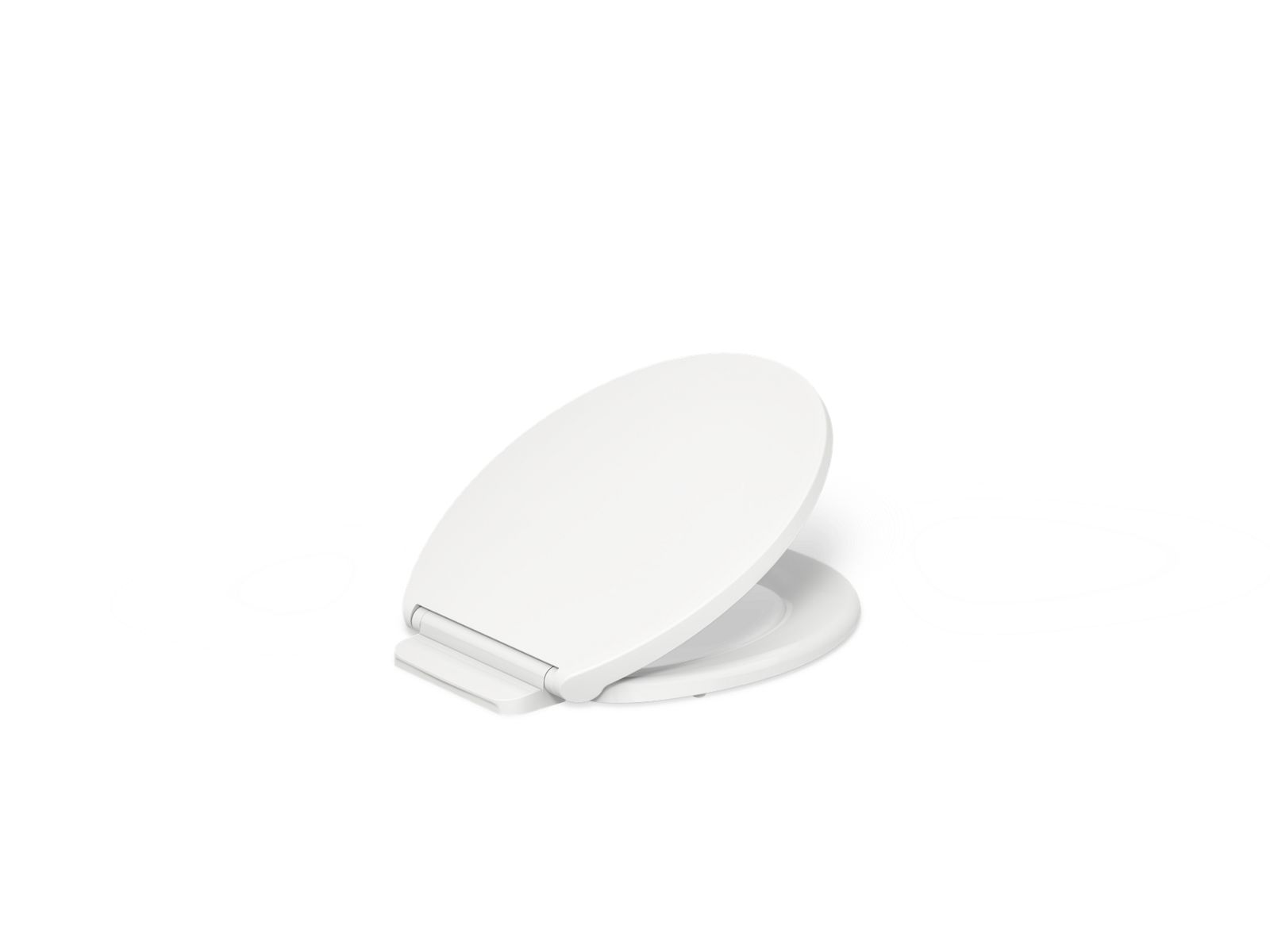 Glissade® ReadyLatch® Quiet-Close™ round-front toilet seat