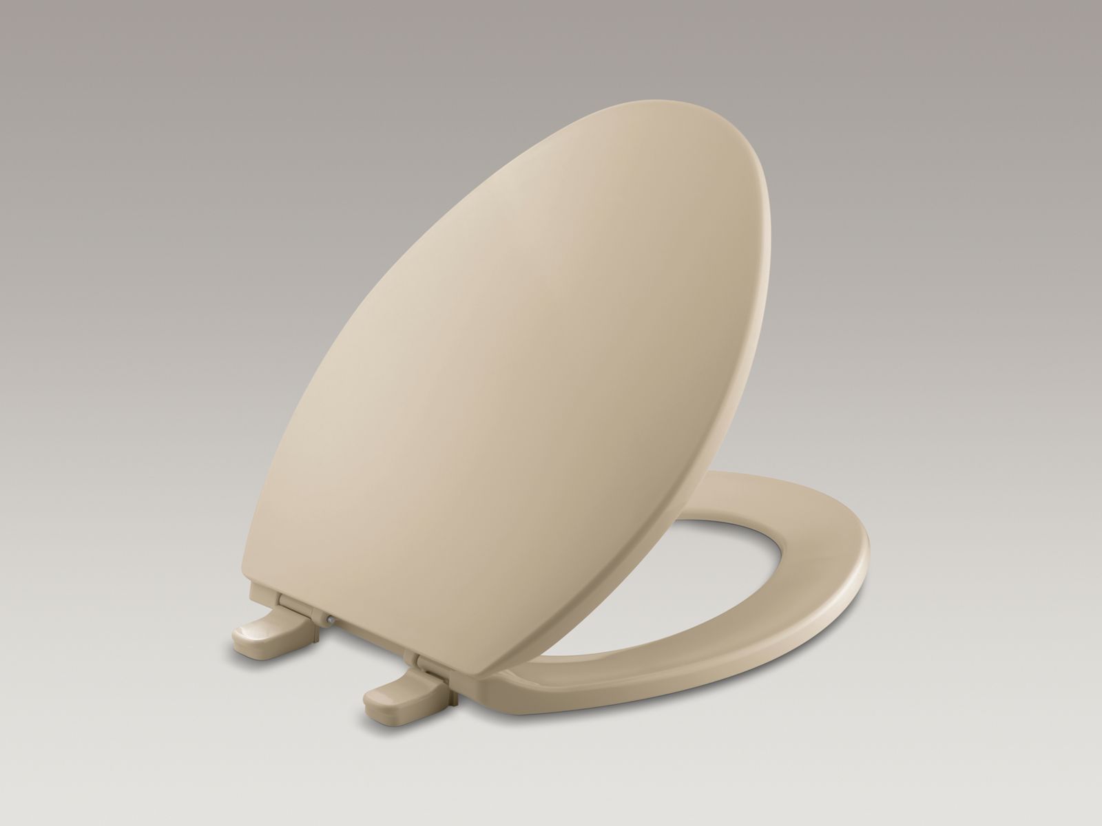 Brevia(TM) elongated closed-front toilet seat
