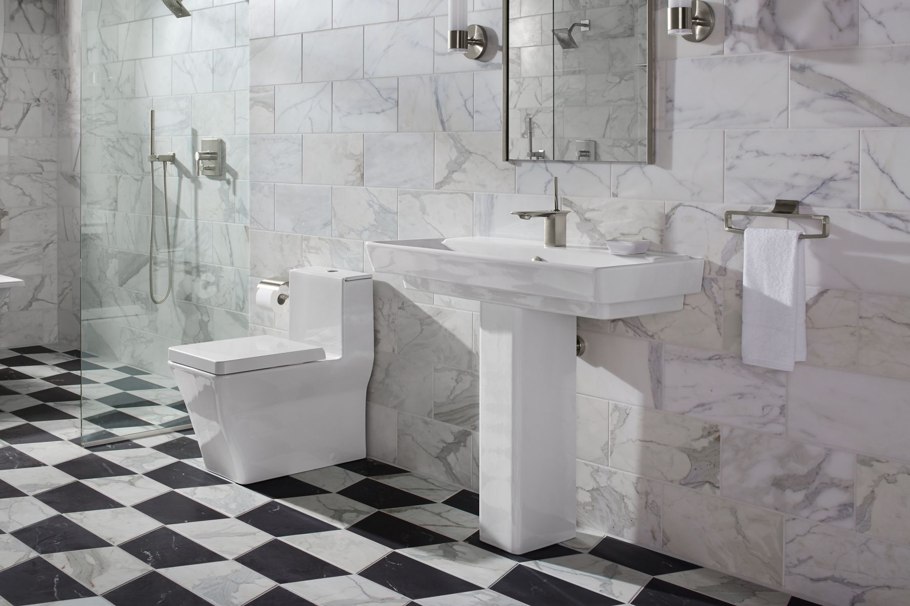 54968-r-ve-one-piece-compact-elongated-toilet-with-skirted-trapway-dual-flush-8.jpg Rêve® One-piece compact elongated toilet with skirted trapway, dual-flush