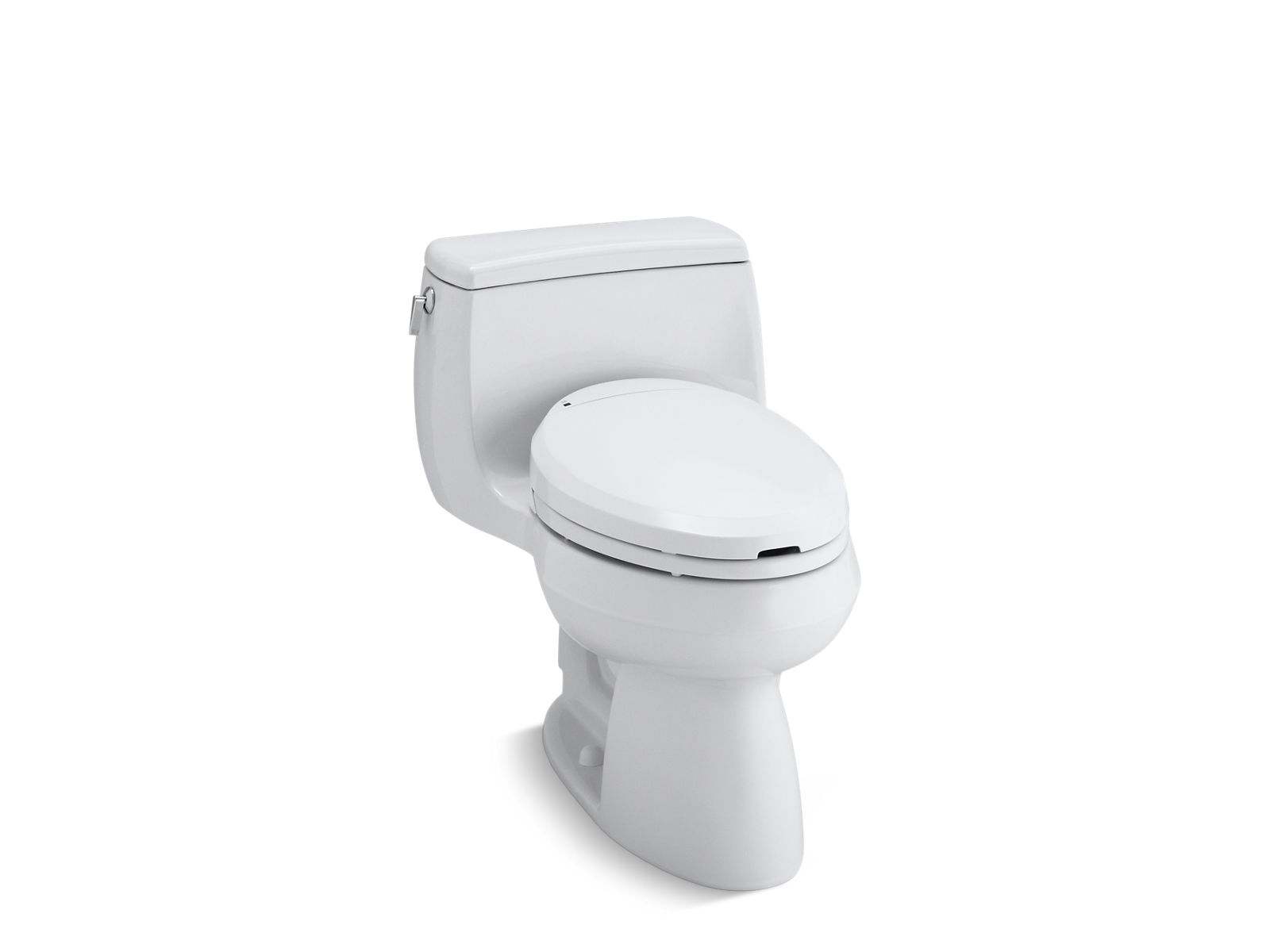 Gabrielle(TM) Comfort Height(R) one-piece elongated 1.6 gpf toilet and C3(R) toilet seat with bidet functionality