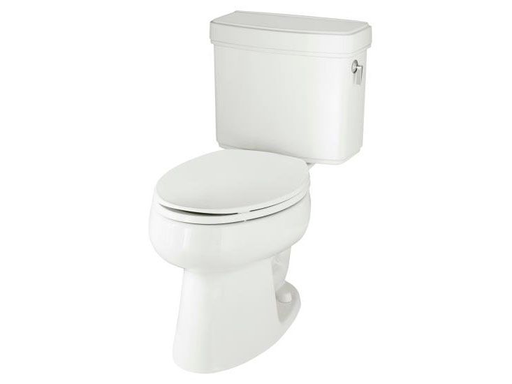 Pinoir(R) Comfort Height(R) elongated toilet with right-hand trip lever, less seat
