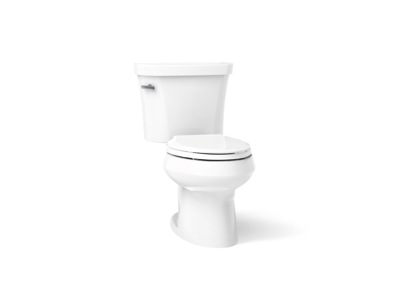 Wellworth® Two-piece elongated toilet, 1.28 gpf