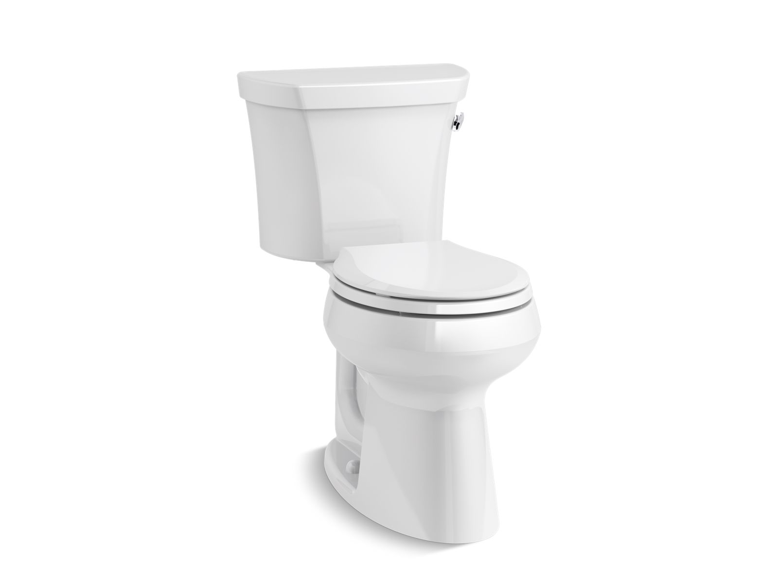 Highline® Two-piece round-front toilet, 1.28 gpf