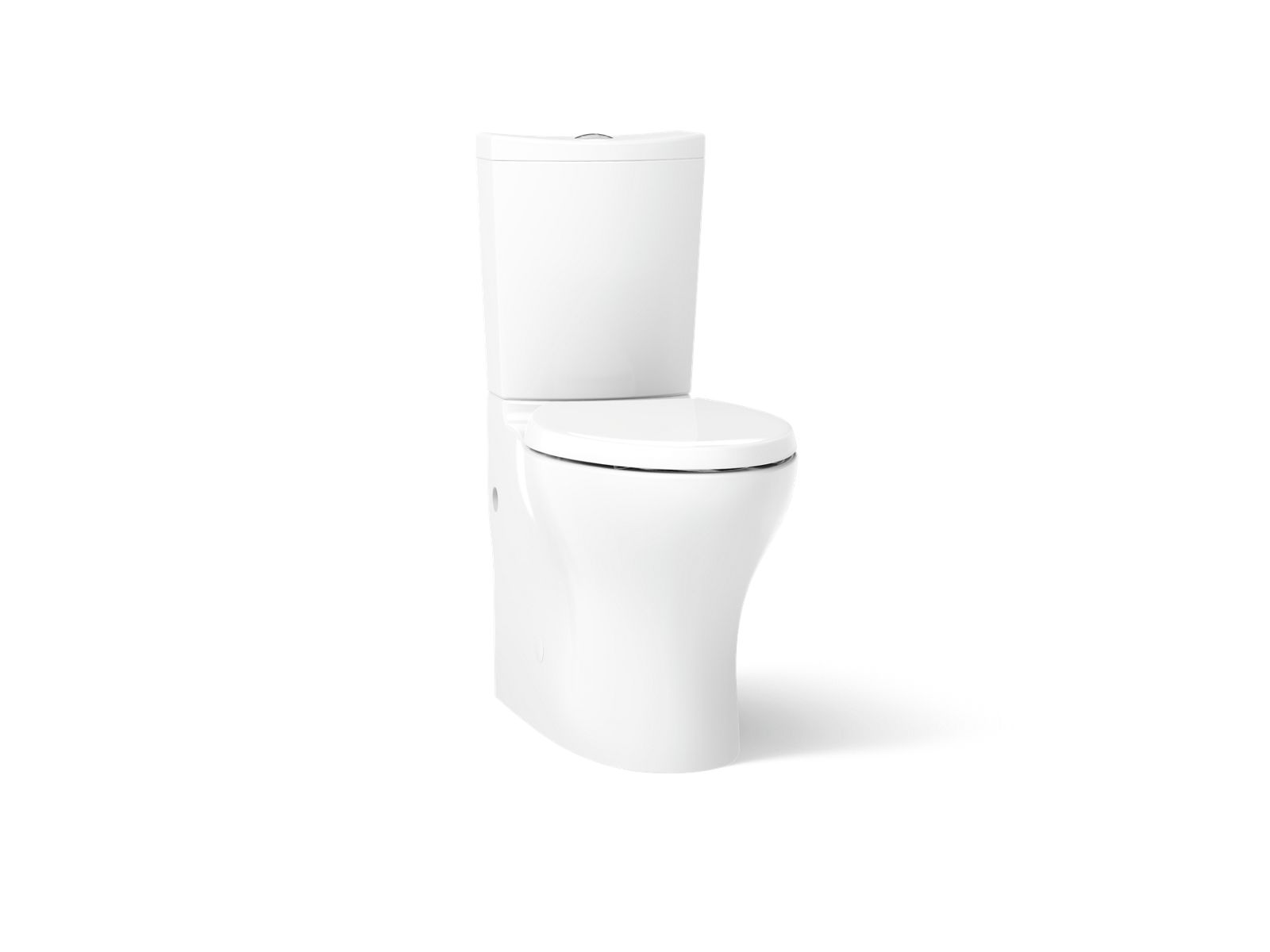 Persuade® Curv The Complete Solution® two-piece elongated toilet with skirted trapway, dual-flush