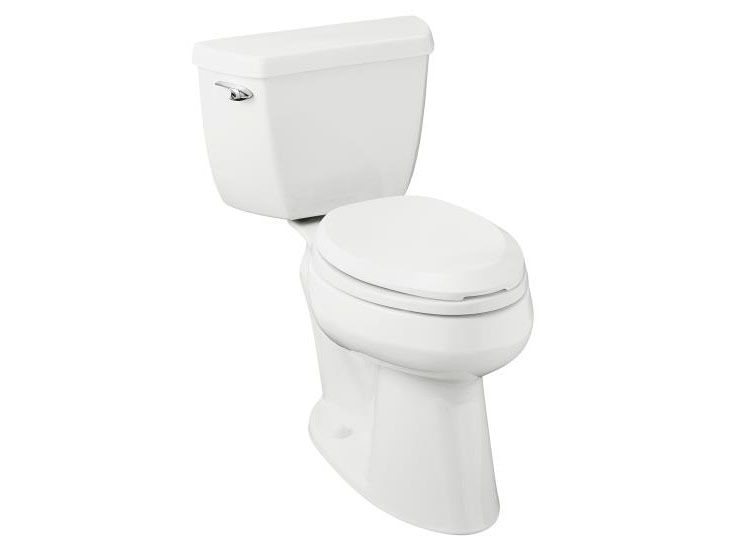 Wellworth(R) Comfort Height(R) elongated toilet with concealed trapway and left-hand trip lever, less seat