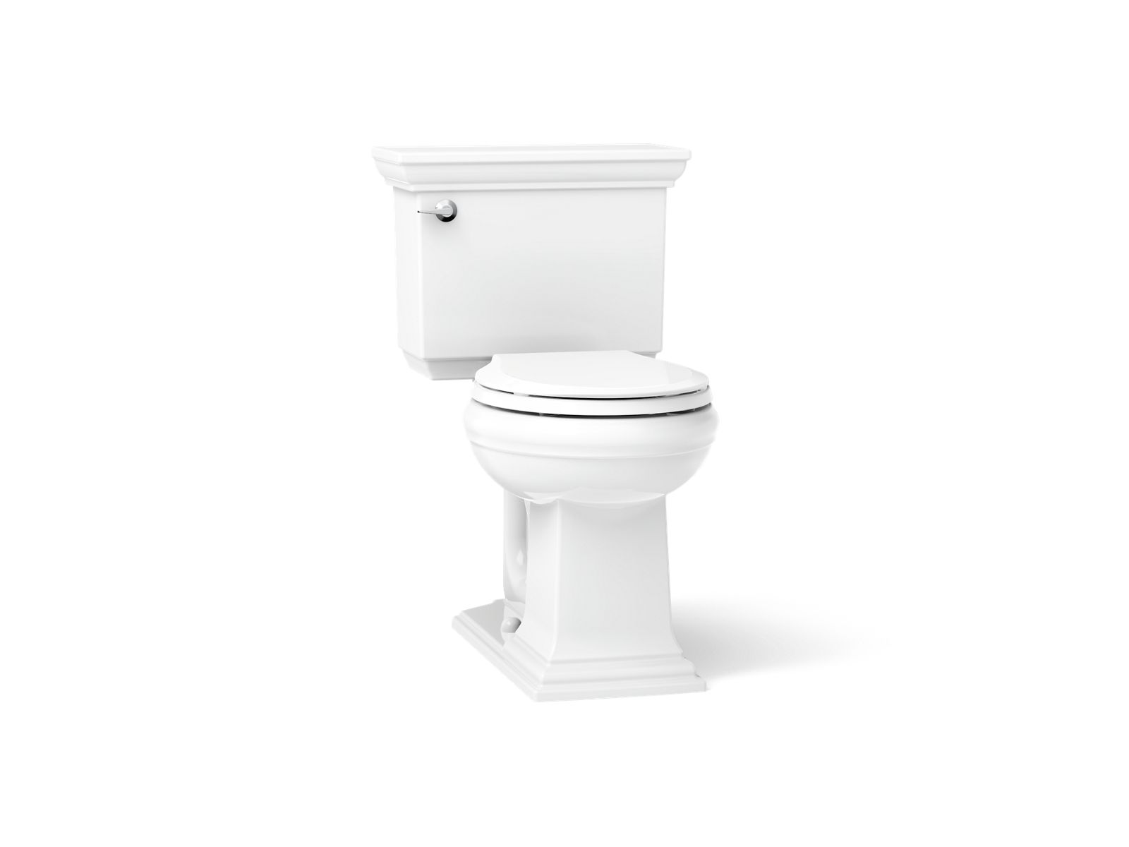 Memoirs® Stately Two-piece round-front toilet, 1.28 gpf