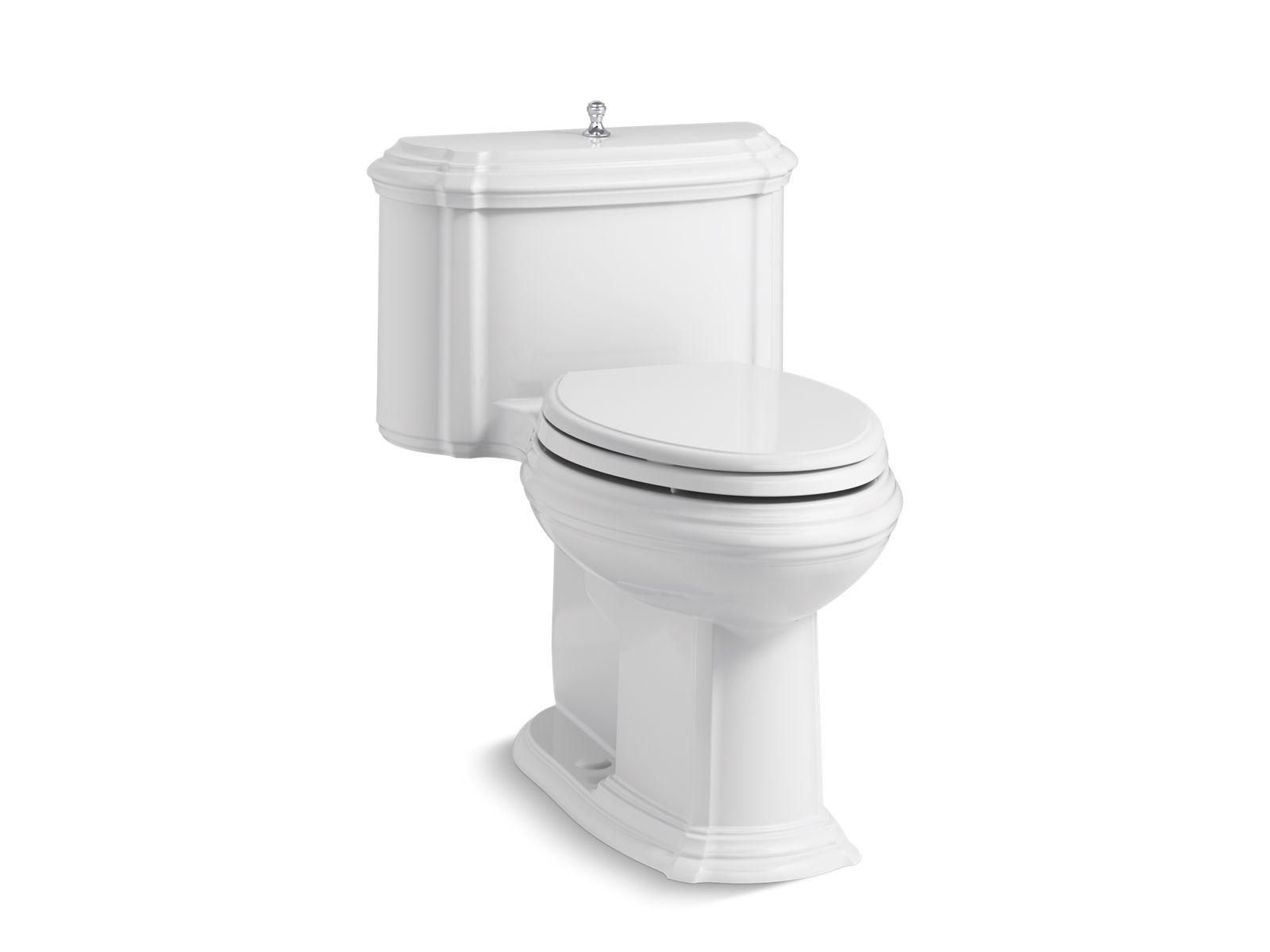 Portrait® One-piece compact elongated toilet with concealed trapway, 1.28 gpf