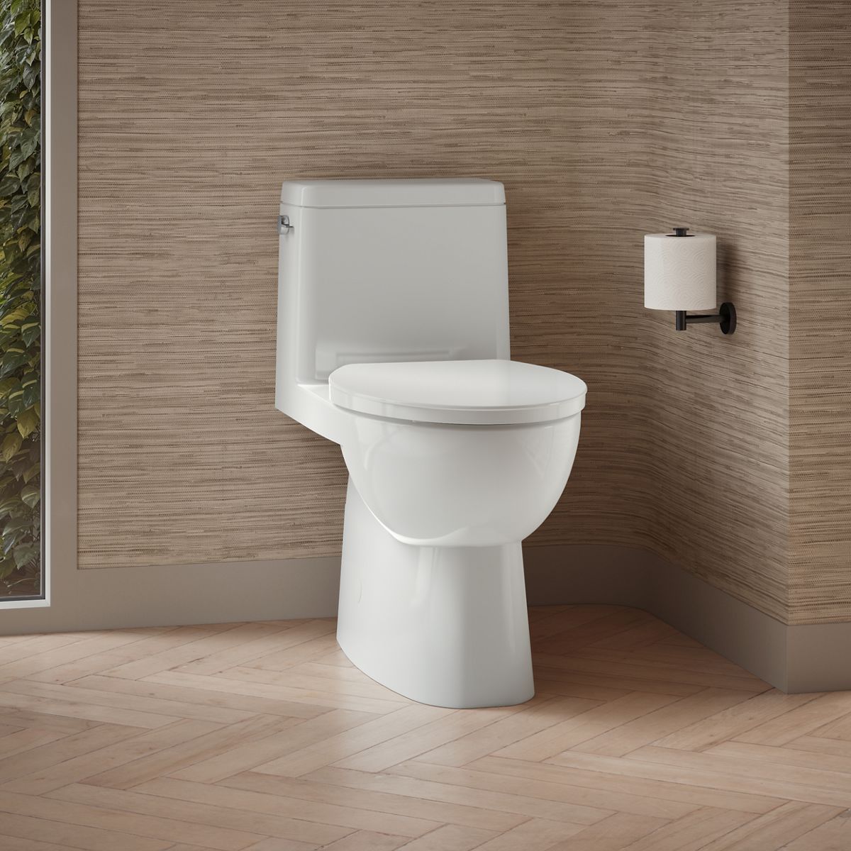 56461-reach-one-piece-compact-elongated-toilet-with-skirted-trapway-1-28-gpf-10.jpg Reach® One-piece compact elongated toilet with skirted trapway, 1.28 gpf
